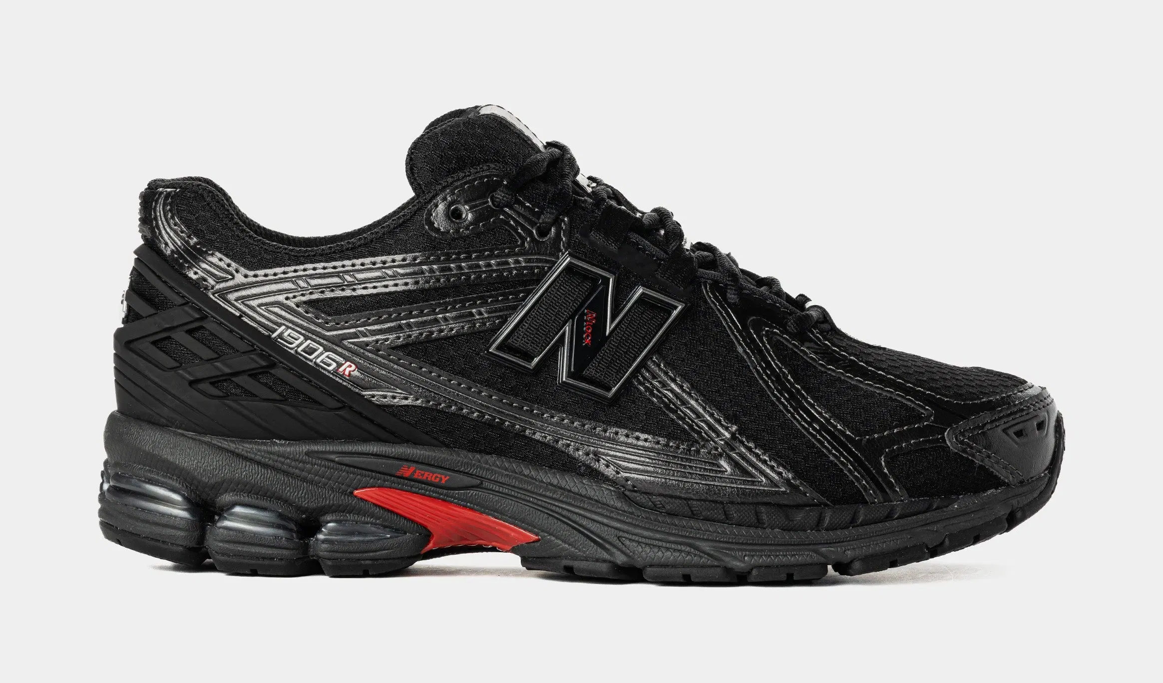 NEWBALANCE Shoe Palace Exclusive x New Balance 1906 Mens Running Shoes (Black/Red)