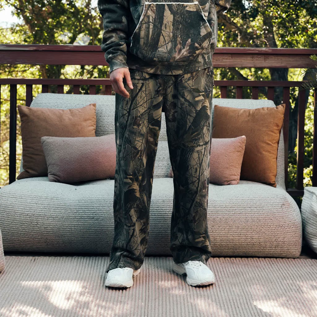 MAISON ARTICLE Realtree by Shoe Palace Hardwoods Fleece Mens Pants (Brown/Green)