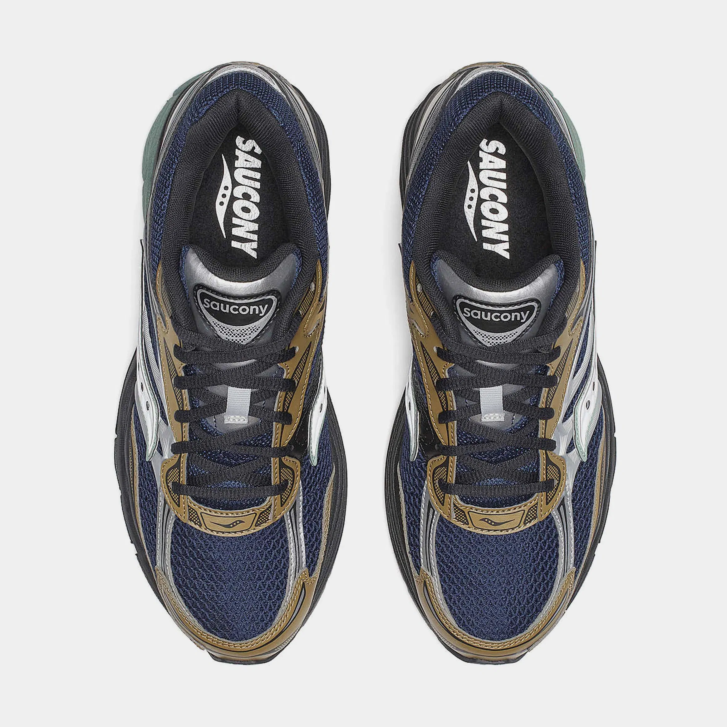 Saucony Progrid Omni 9 TMY Mens Running Shoes (Brown/Navy)