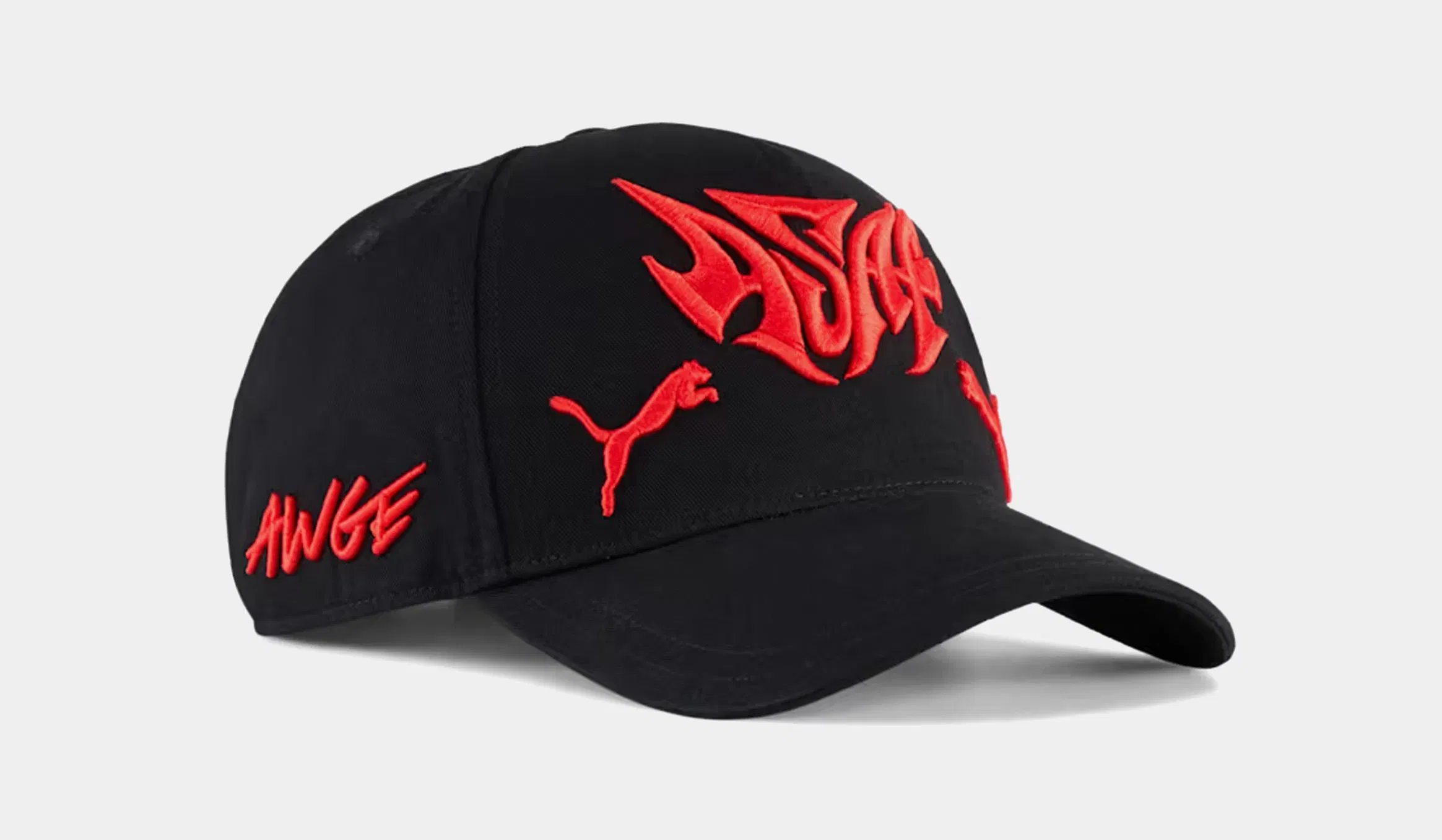 Puma A$AP Rocky x Puma Seatbelt Mens Cap (Puma Black/Fierce Red)