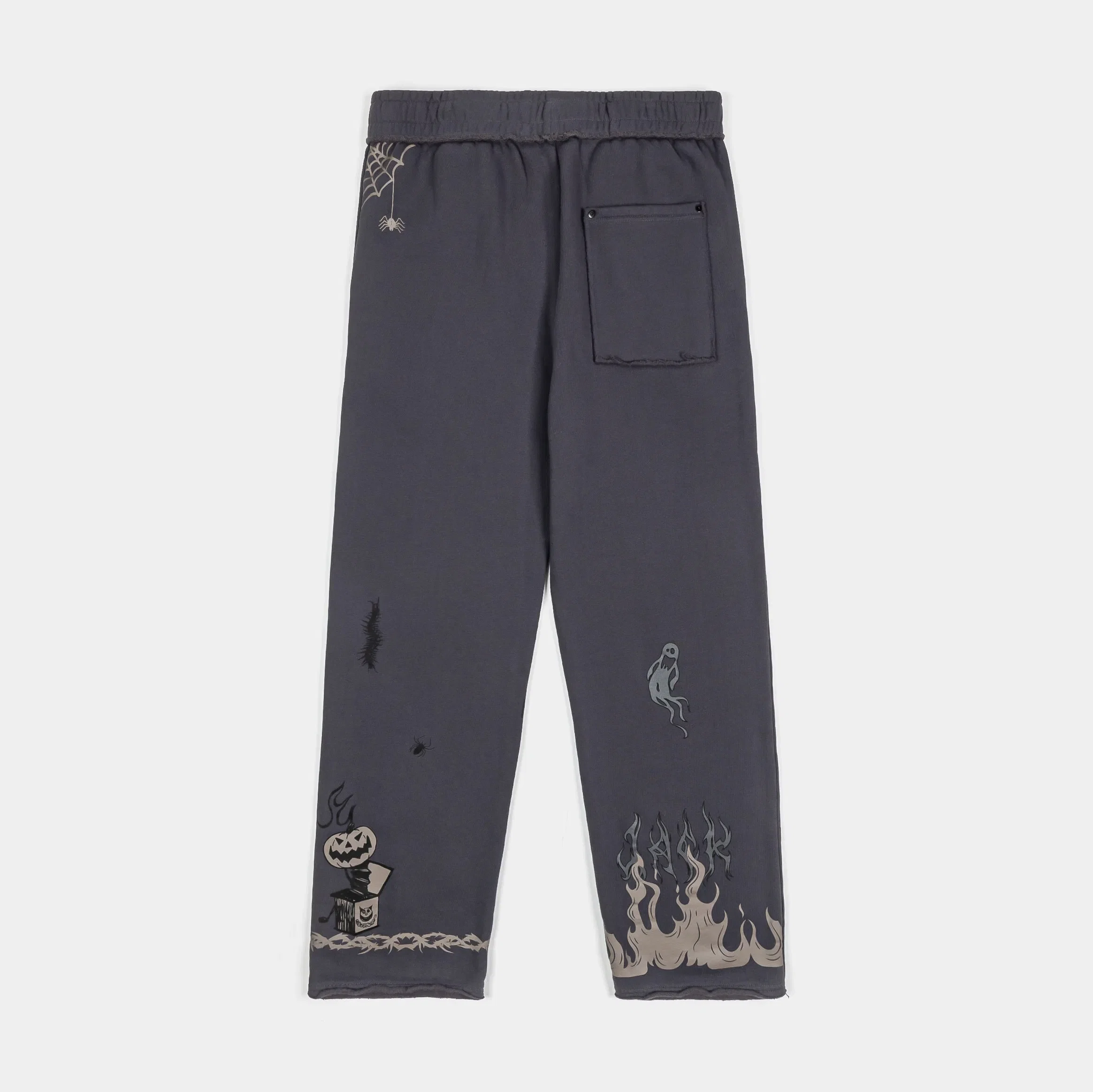 NIGHTMARE BEFORE XMAS X SP The Nightmare Before Christmas By Shoe Palace Spider Fleece Mens Sweatpants (Grey/Beige)