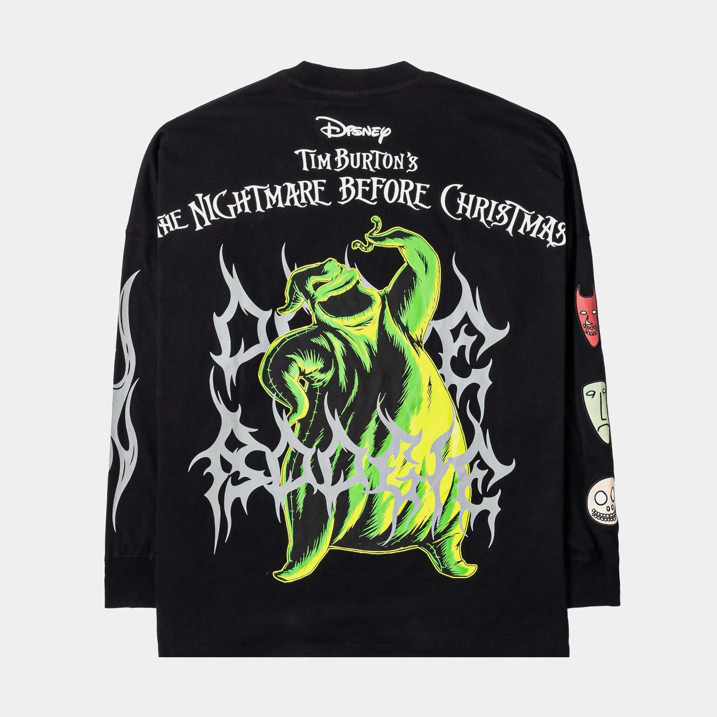 NIGHTMARE BEFORE XMAS X SP The Nightmare Before Christmas By Shoe Palace Oogie Boogie Mens Long Sleeve Shirt (Black/Green)