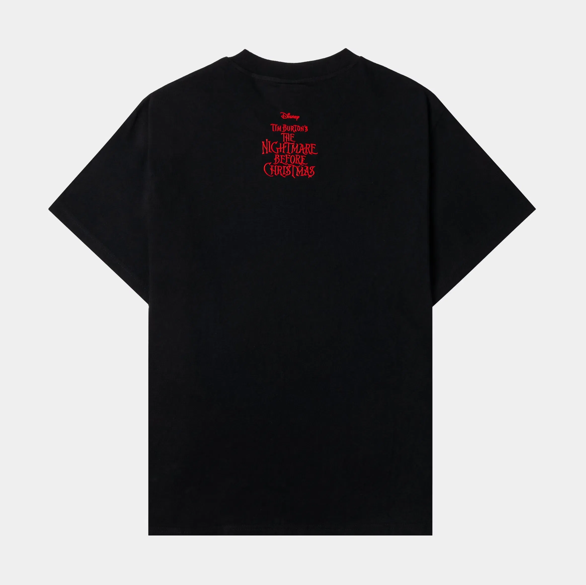NIGHTMARE BEFORE XMAS X SP The Nightmare Before Christmas By Shoe Palace Pumpkin King Mens Short Sleeve Shirt (Black/Red)