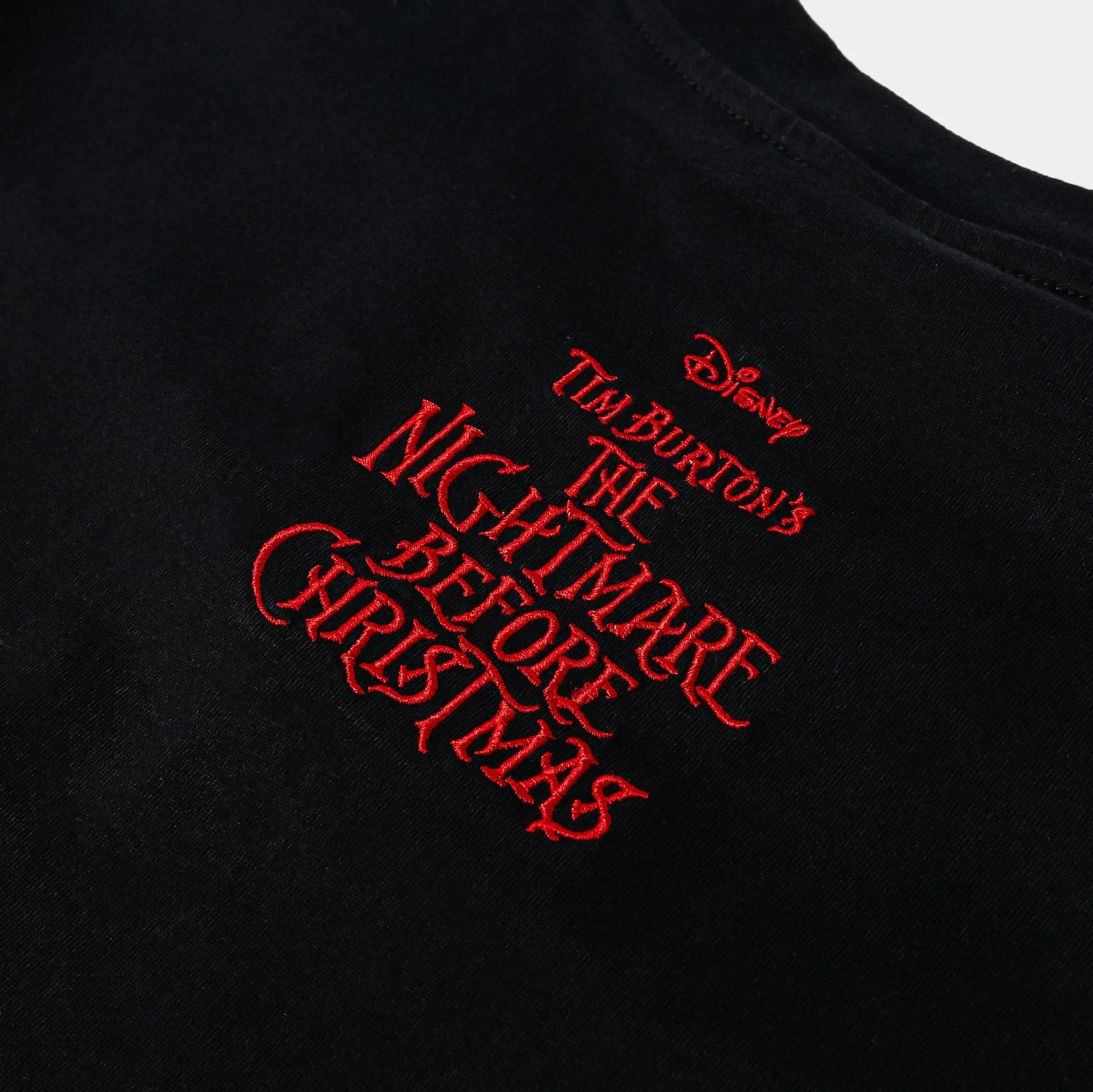 NIGHTMARE BEFORE XMAS X SP The Nightmare Before Christmas By Shoe Palace Pumpkin King Mens Short Sleeve Shirt (Black/Red)