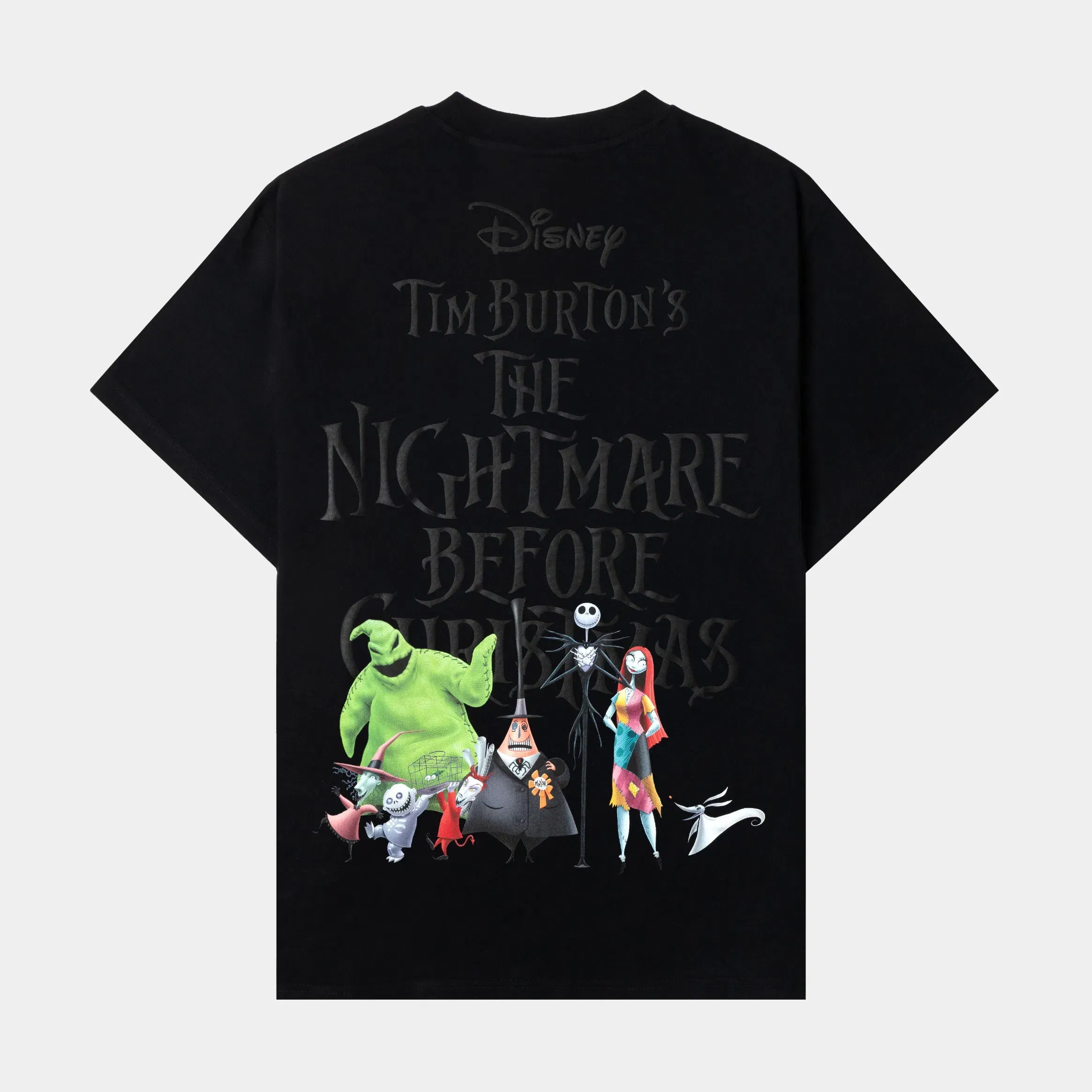 NIGHTMARE BEFORE XMAS X SP The Nightmare Before Christmas By Shoe Palace Jack And Sally Mens Short Sleeve Shirt (Black/Multi)