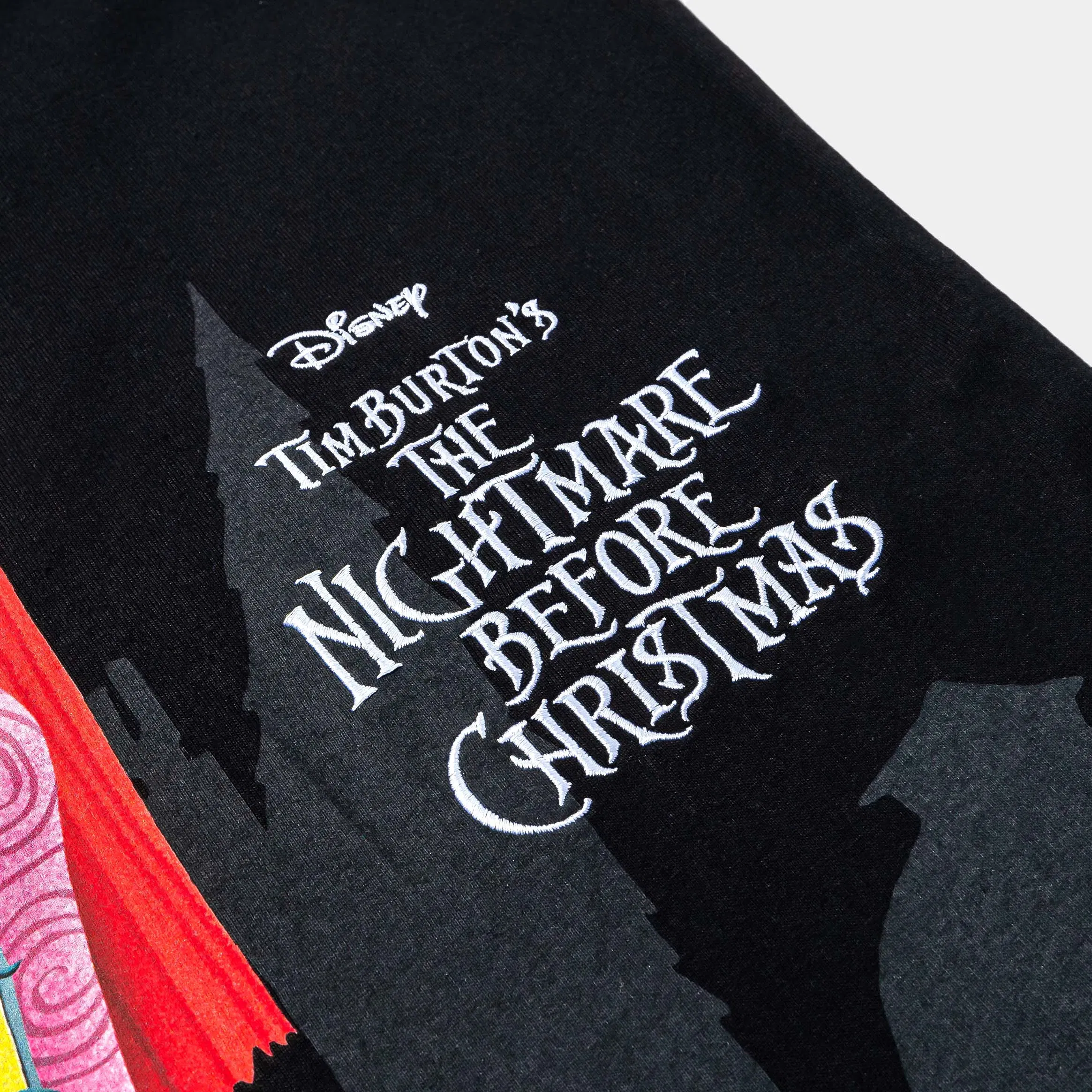 NIGHTMARE BEFORE XMAS X SP The Nightmare Before Christmas By Shoe Palace Jack And Sally Mens Short Sleeve Shirt (Black/Multi)