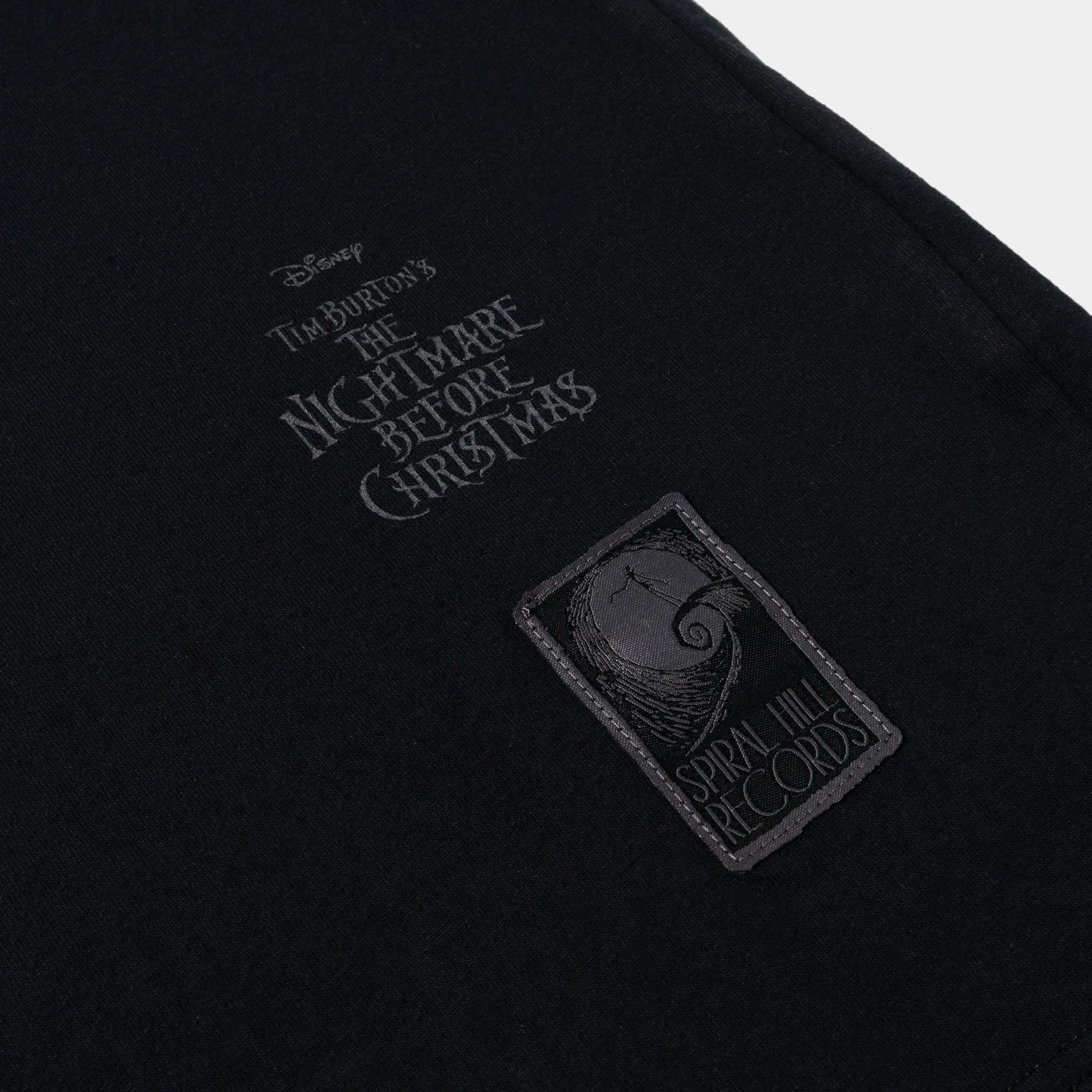 NIGHTMARE BEFORE XMAS X SP The Nightmare Before Christmas By Shoe Palace Lock Shock Barrel Mens Short Sleeve Shirt (Black/White)