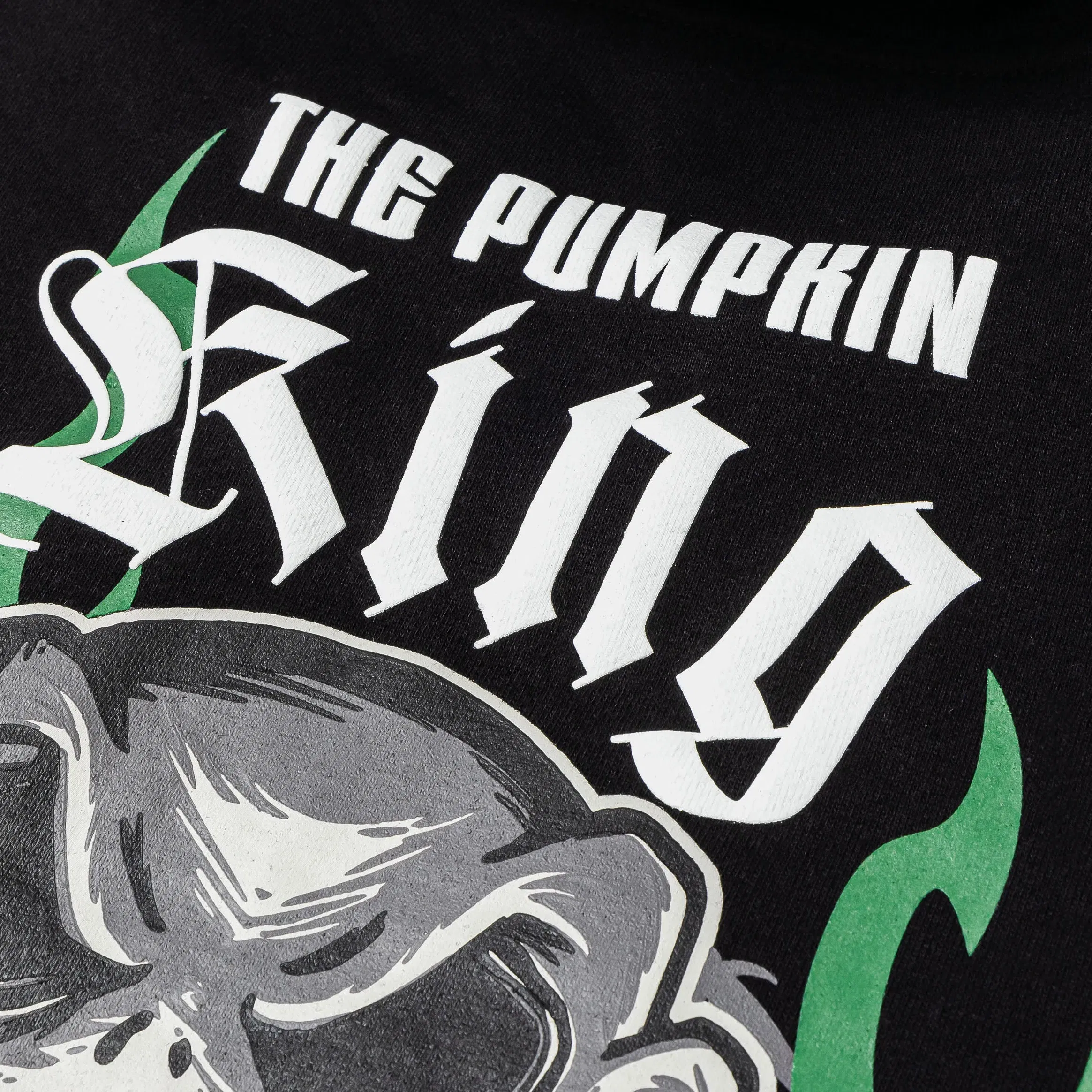 NIGHTMARE BEFORE XMAS X SP The Nightmare Before Christmas By Shoe Palace The Pumpkin King Zip Up Mens Hoodie (Black/Green)