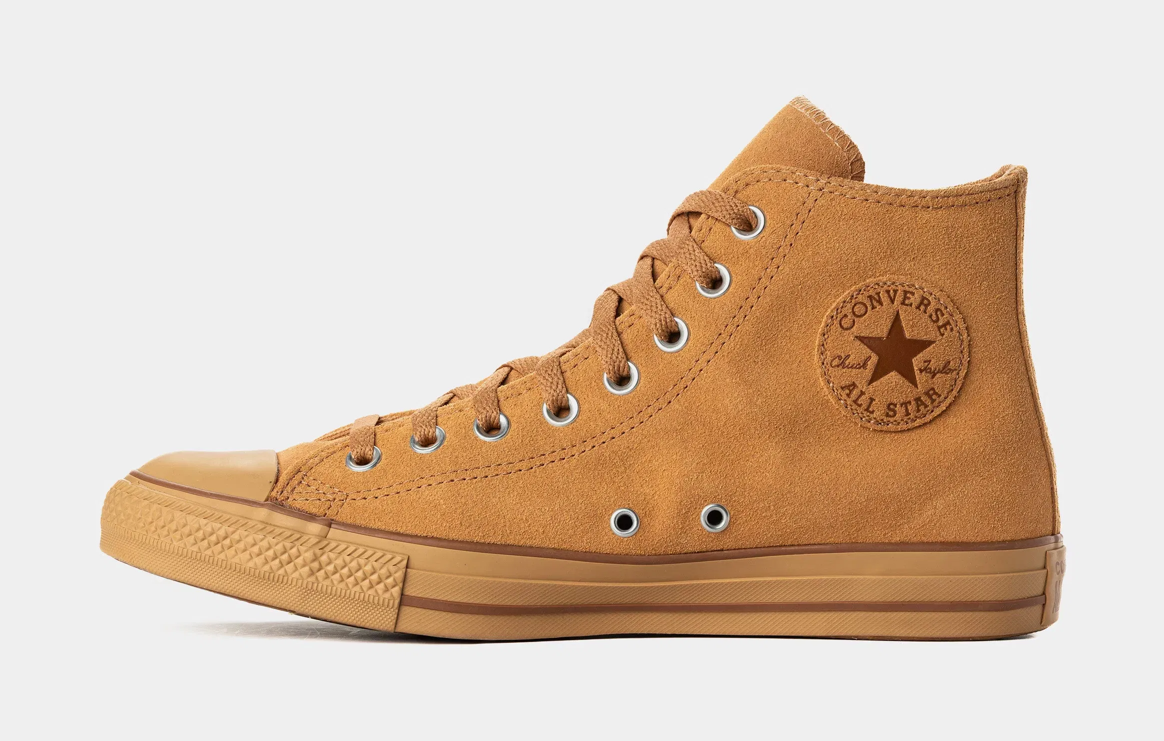 Converse Chuck Taylor All Star High Hail Clay Suede Mens Lifestyle Shoes (Hail Clay)