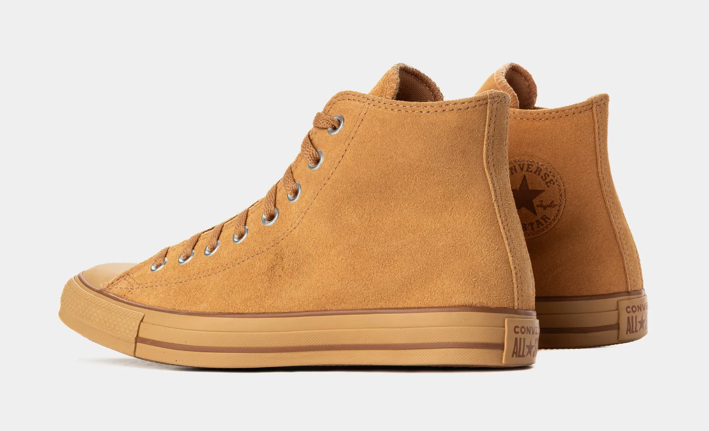 Converse Chuck Taylor All Star High Hail Clay Suede Mens Lifestyle Shoes (Hail Clay)
