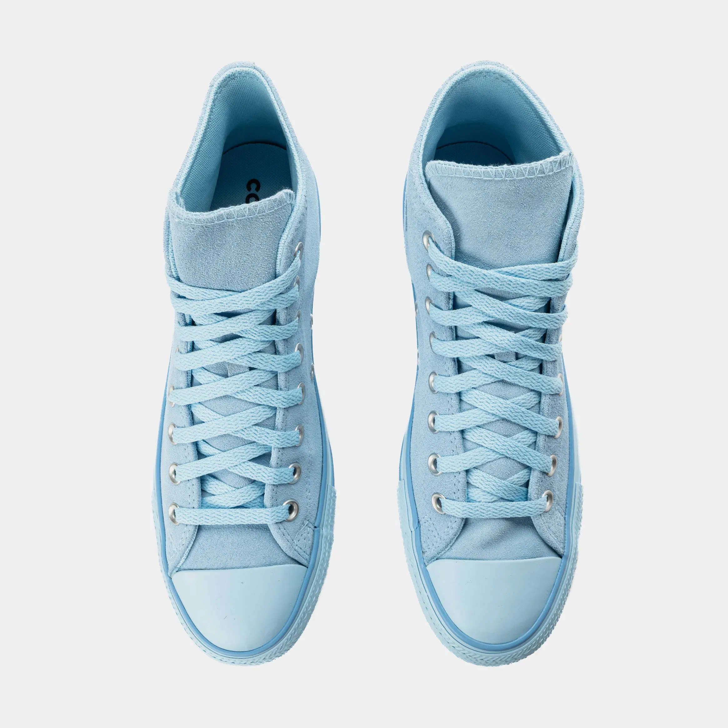Converse Chuck Taylor All Star High Blue Suede Mens Lifestyle Shoes (Masi Blue)