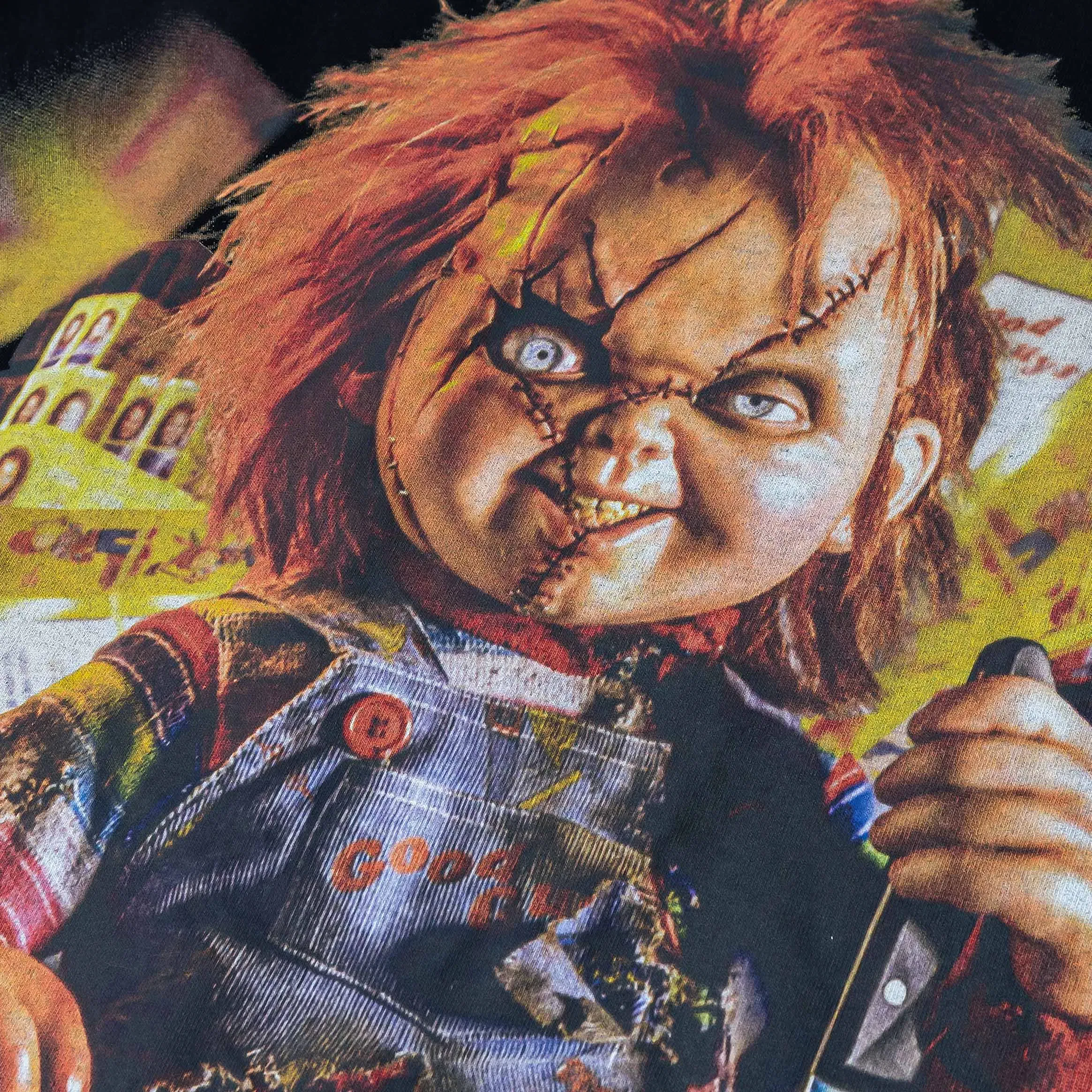 CHUCKY X SP SP x Chucky Mugshot Mens Short Sleeve Shirt (Black/Red)