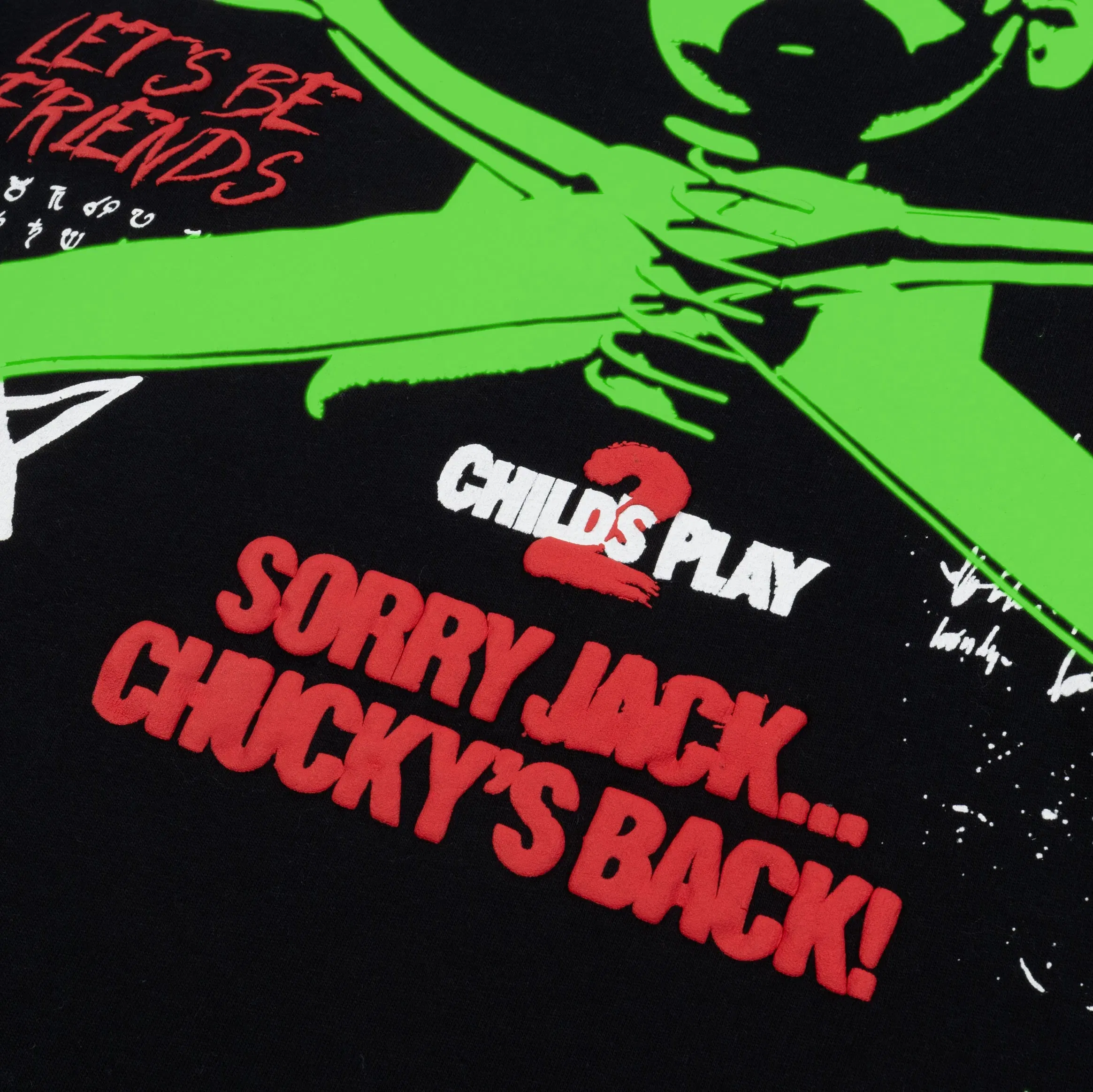 CHUCKY X SP SP x Chucky Hi Im Chucky Mens Short Sleeve Shirt (Black/Green)