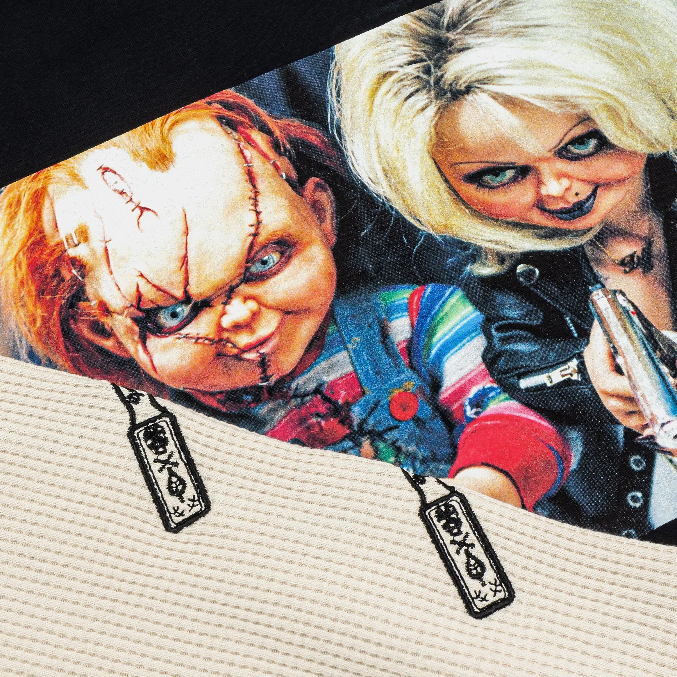 CHUCKY X SP SP x Chucky Friend To The End Mens Long Sleeve Shirt (Black/Red)