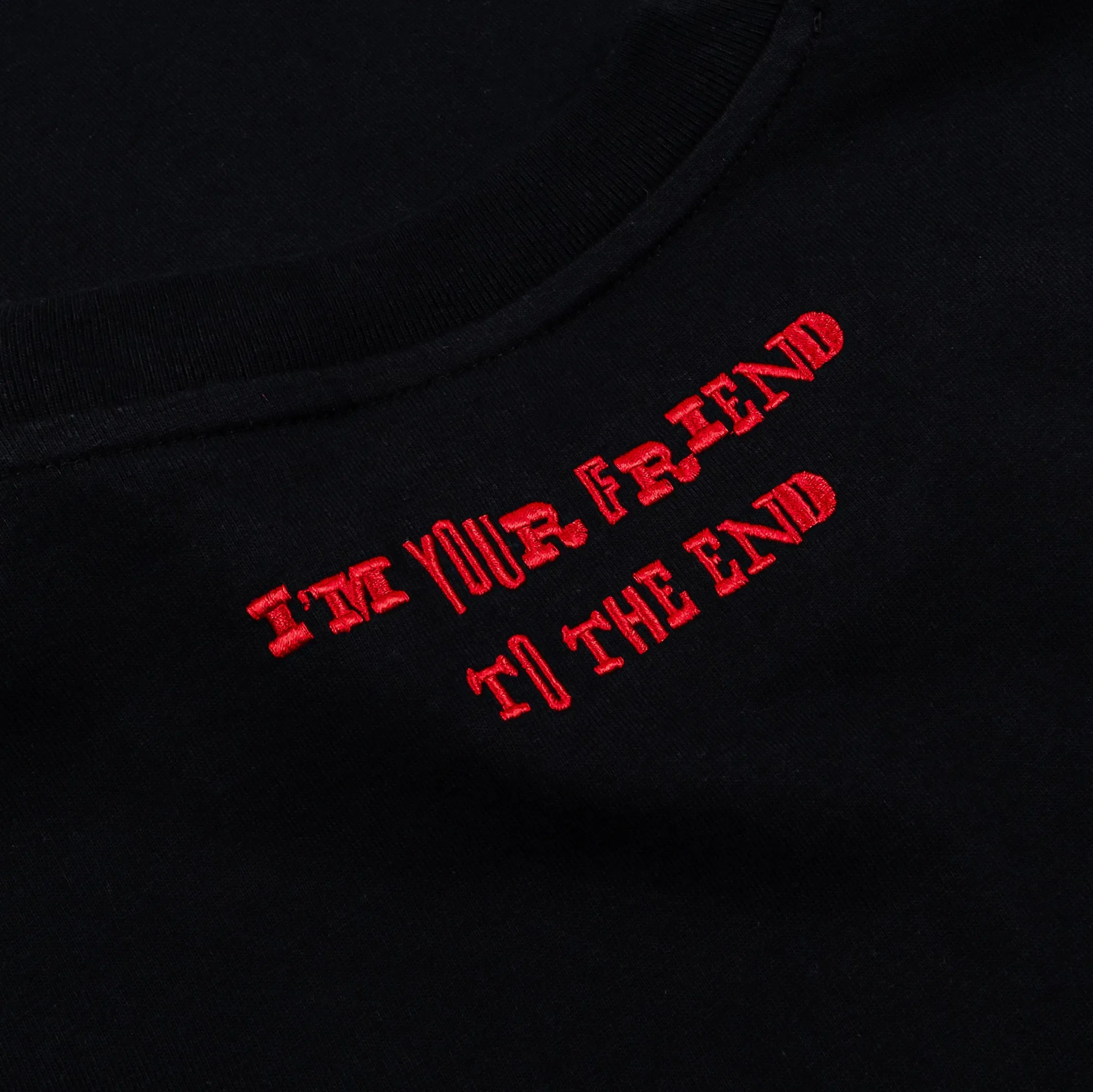 CHUCKY X SP SP x Chucky Friend To The End Mens Long Sleeve Shirt (Black/Red)