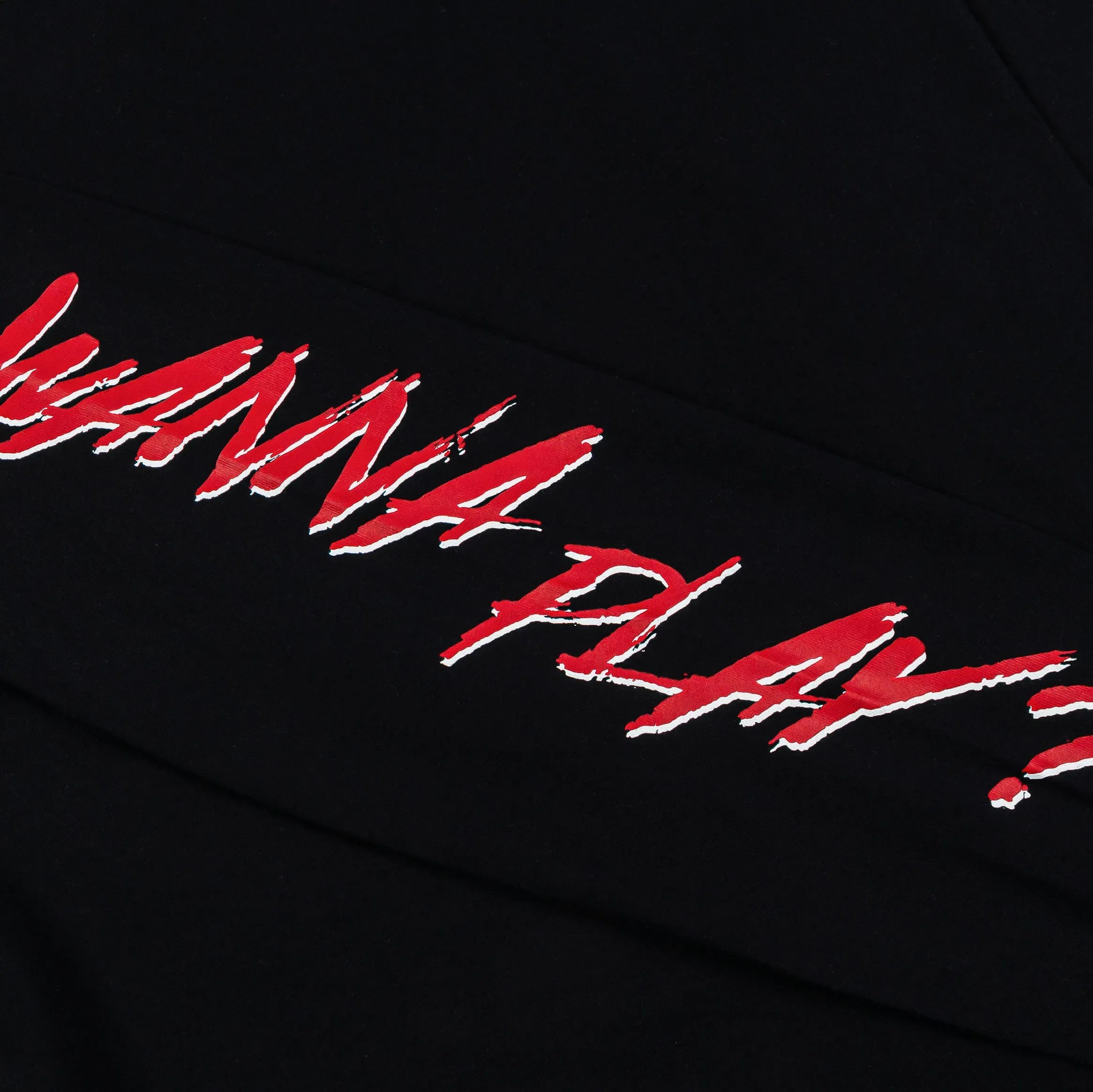 CHUCKY X SP SP x Chucky Wanna Play Mens Long Sleeve Shirt (Black/Red)