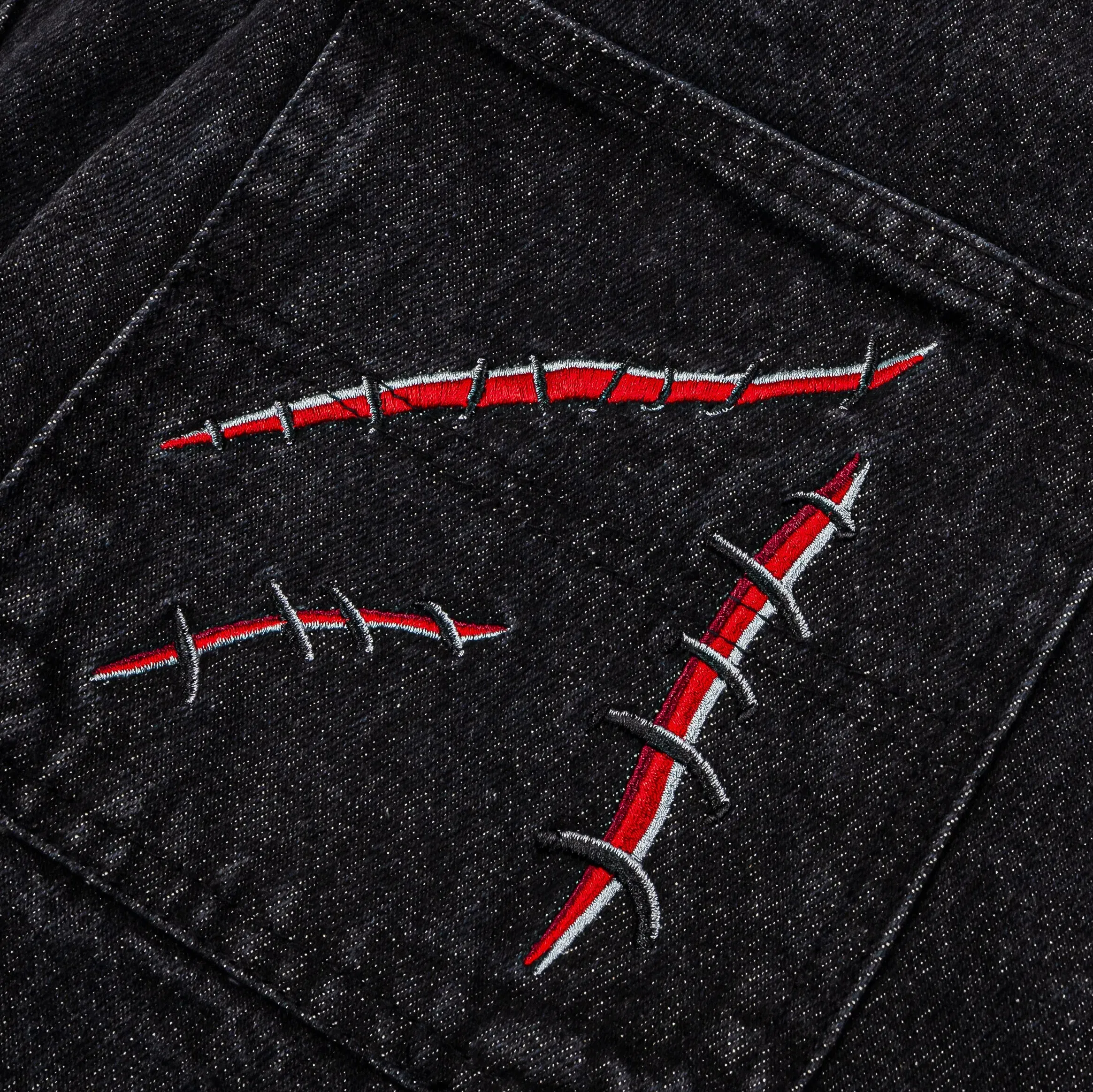 CHUCKY X SP SP x Chucky Good Guys Double Knee Mens Pants (Black/Red)