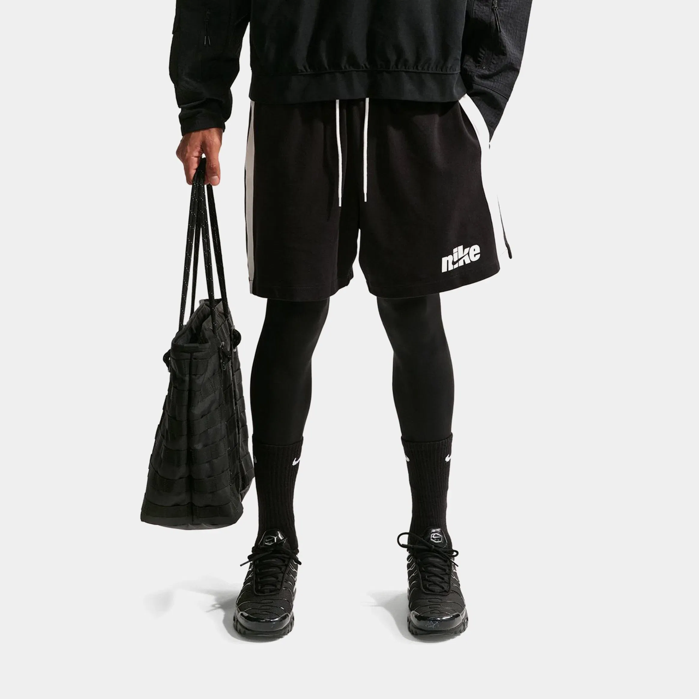 Nike Sportswear Club Knit Flow Mens Shorts (Black/Sail)