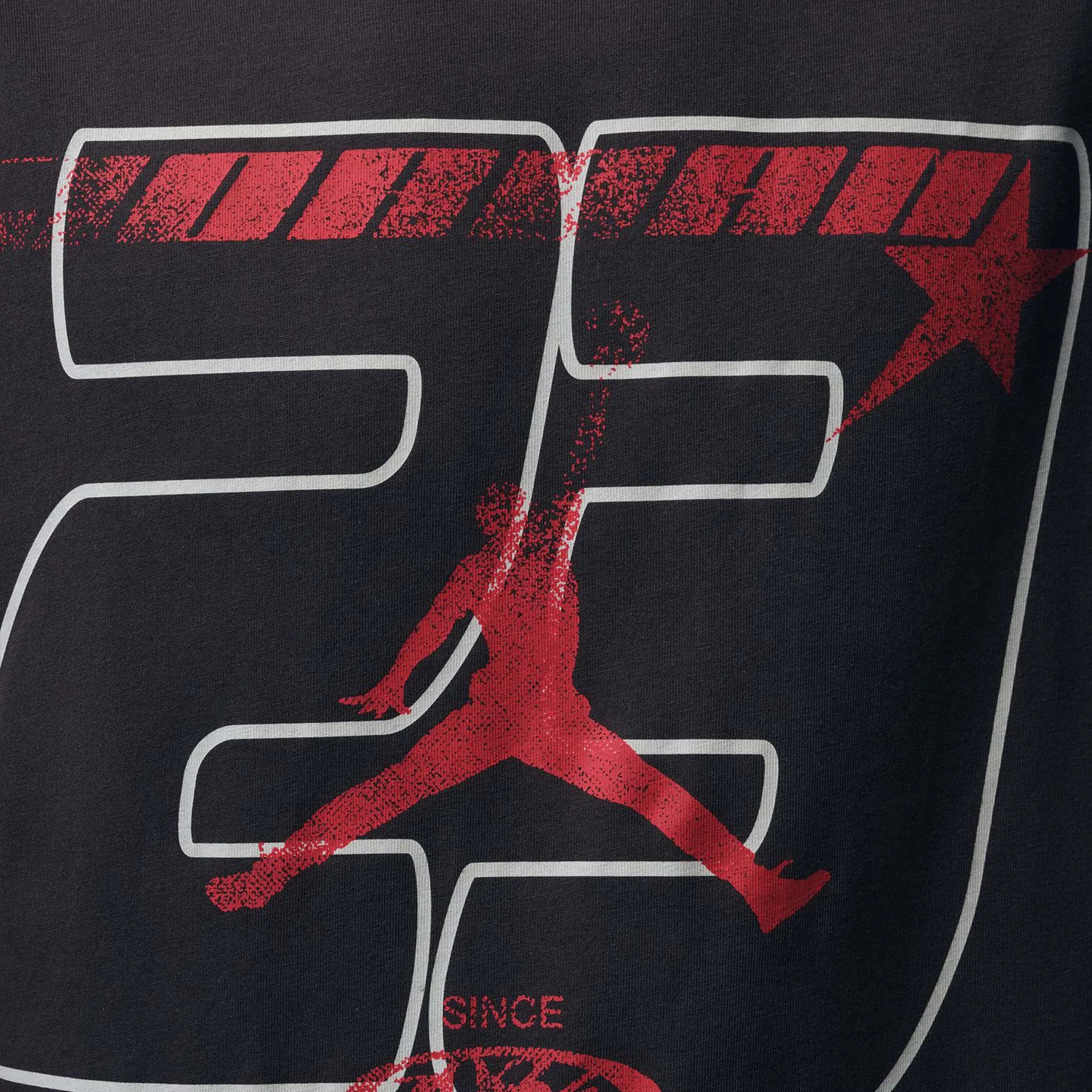 Air Jordan 23 Graphic Star Mens Short Sleeve Shirt (Off Noir)