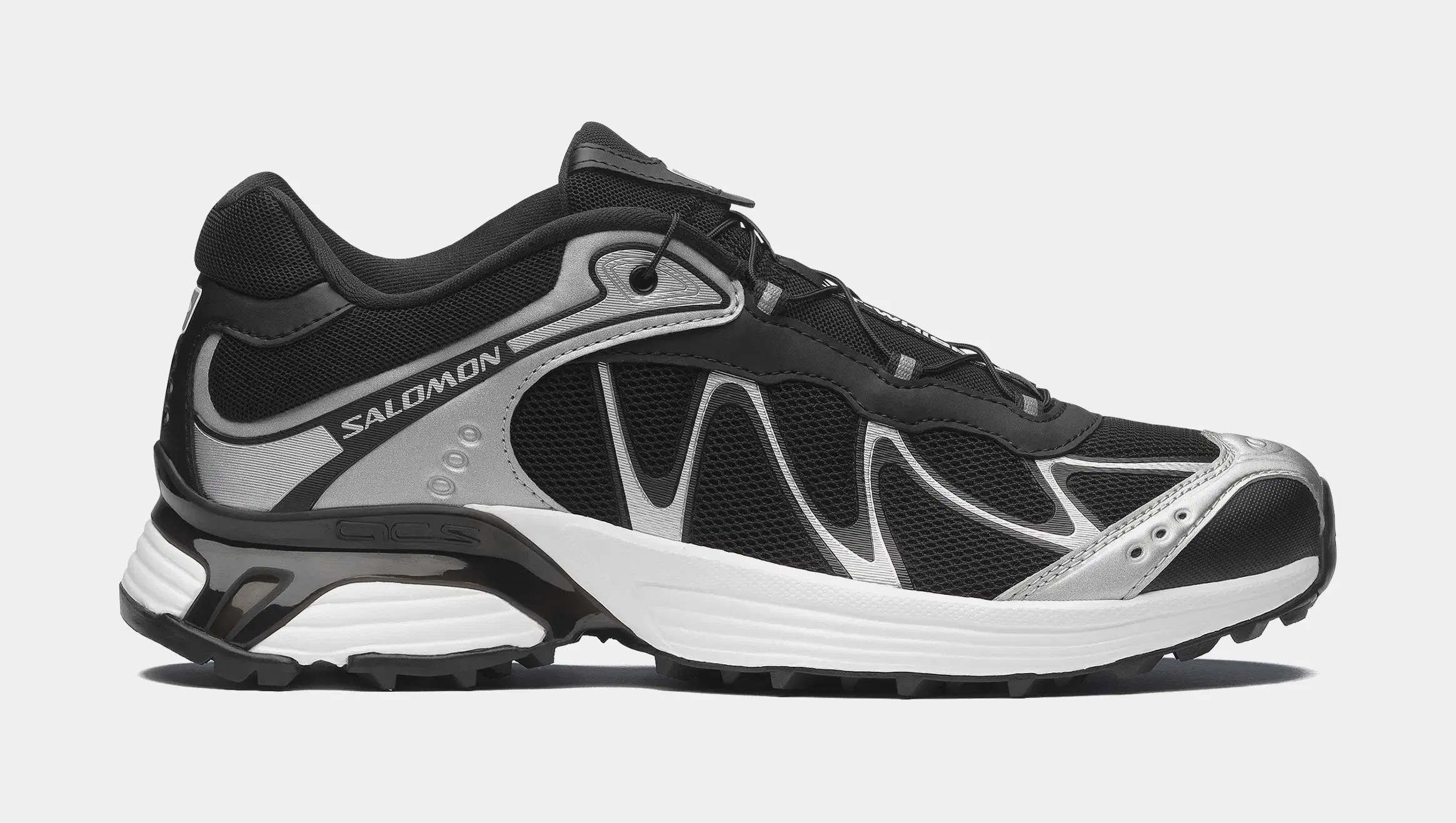 Salomon XT Whisper Mens Running Shoes (Black/Footwear Silver)