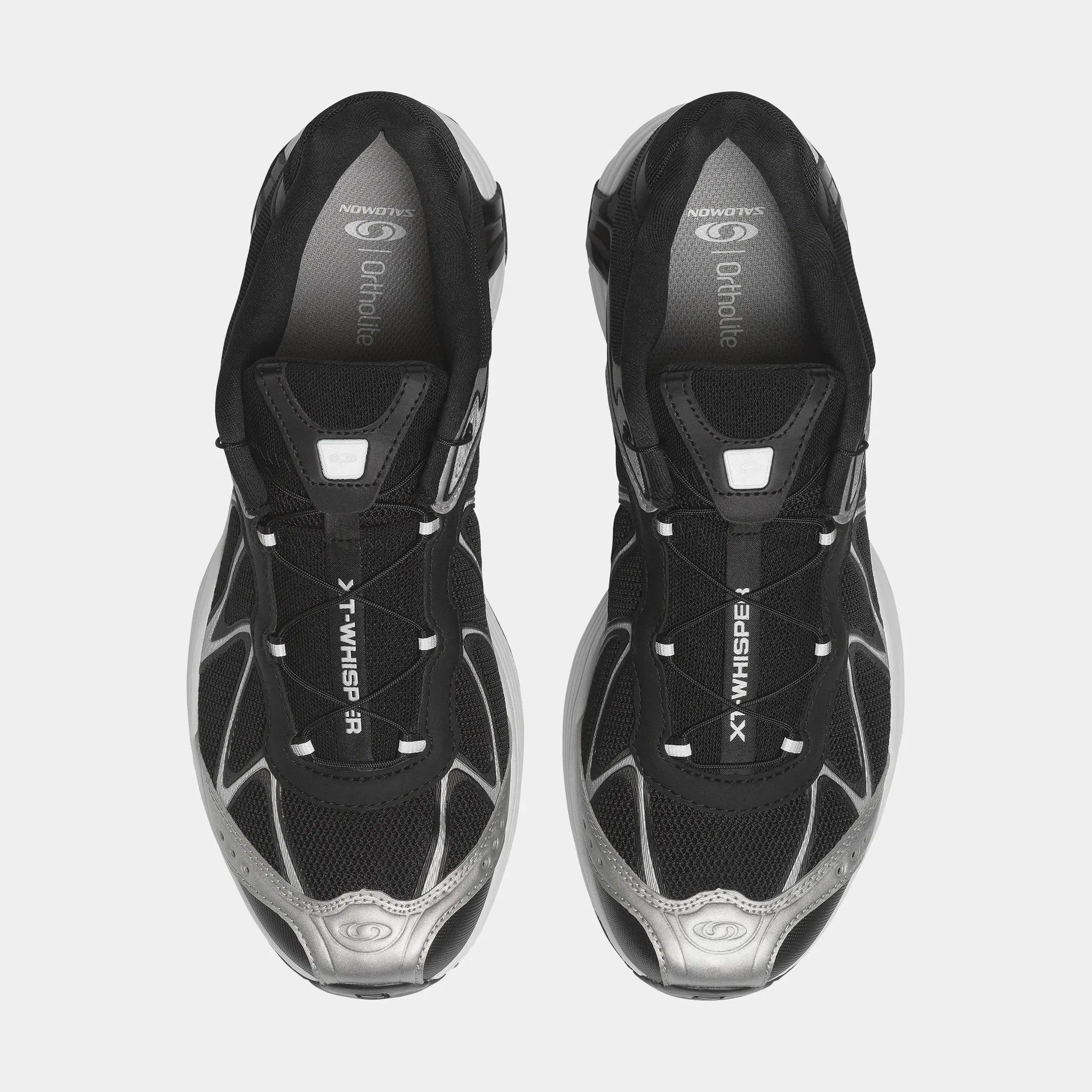 Salomon XT Whisper Mens Running Shoes (Black/Footwear Silver)