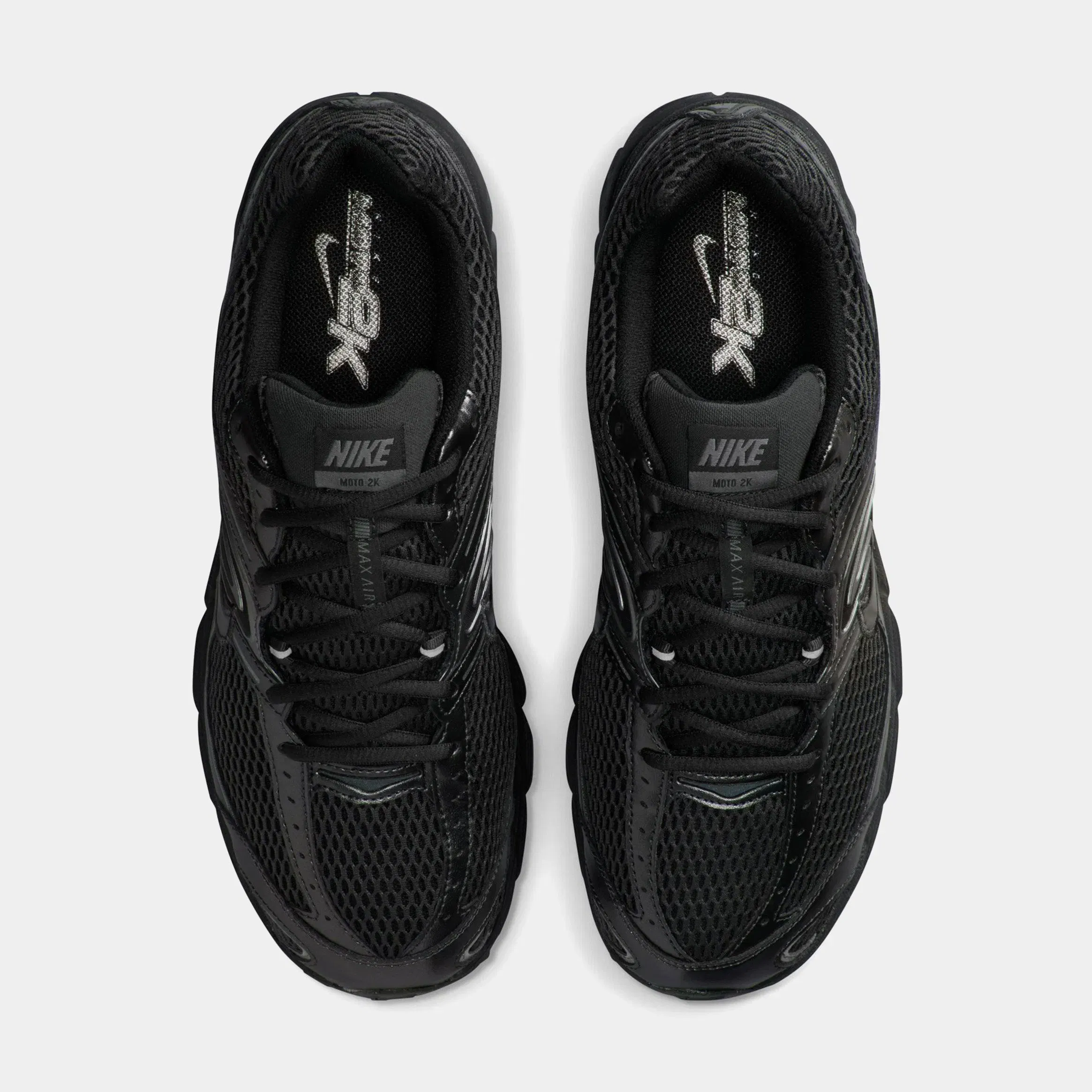 Nike Air Max Moto 2K Mens Running Shoes (Black/Metallic Dark Grey/Dark Smoke Grey)