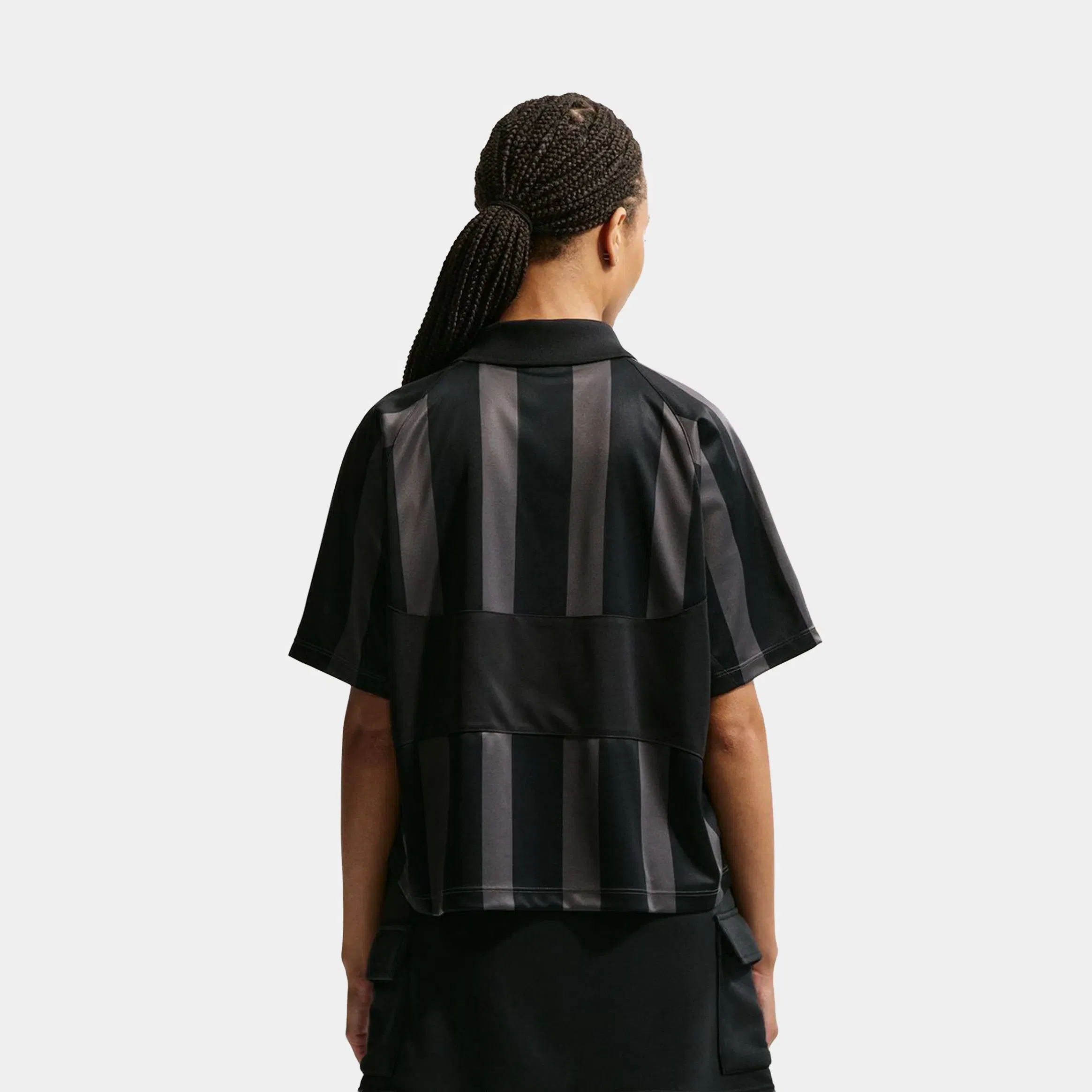 Nike Sportswear Oversized Womens Jersey (Black/Black/Black/Chalk)