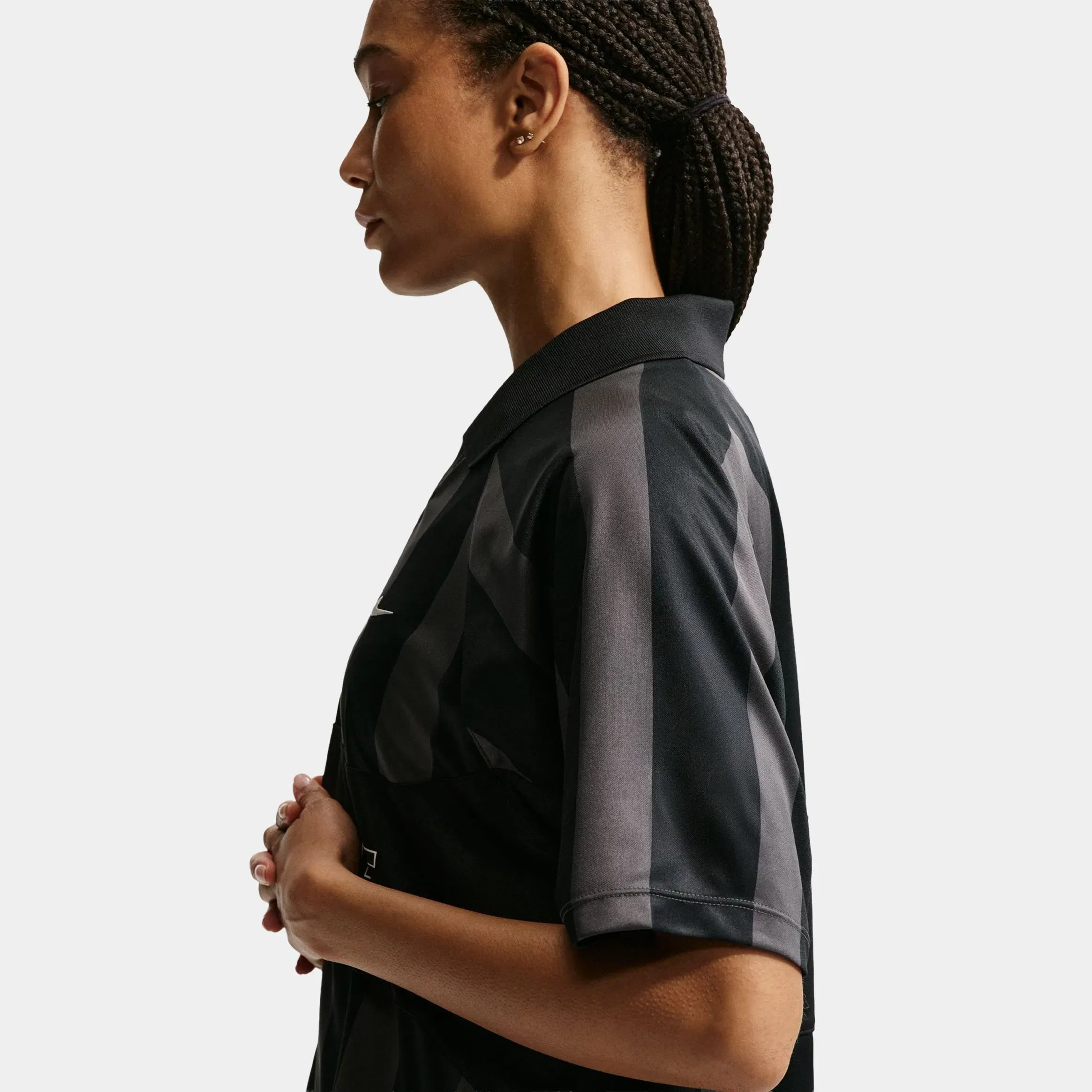 Nike Sportswear Oversized Womens Jersey (Black/Black/Black/Chalk)