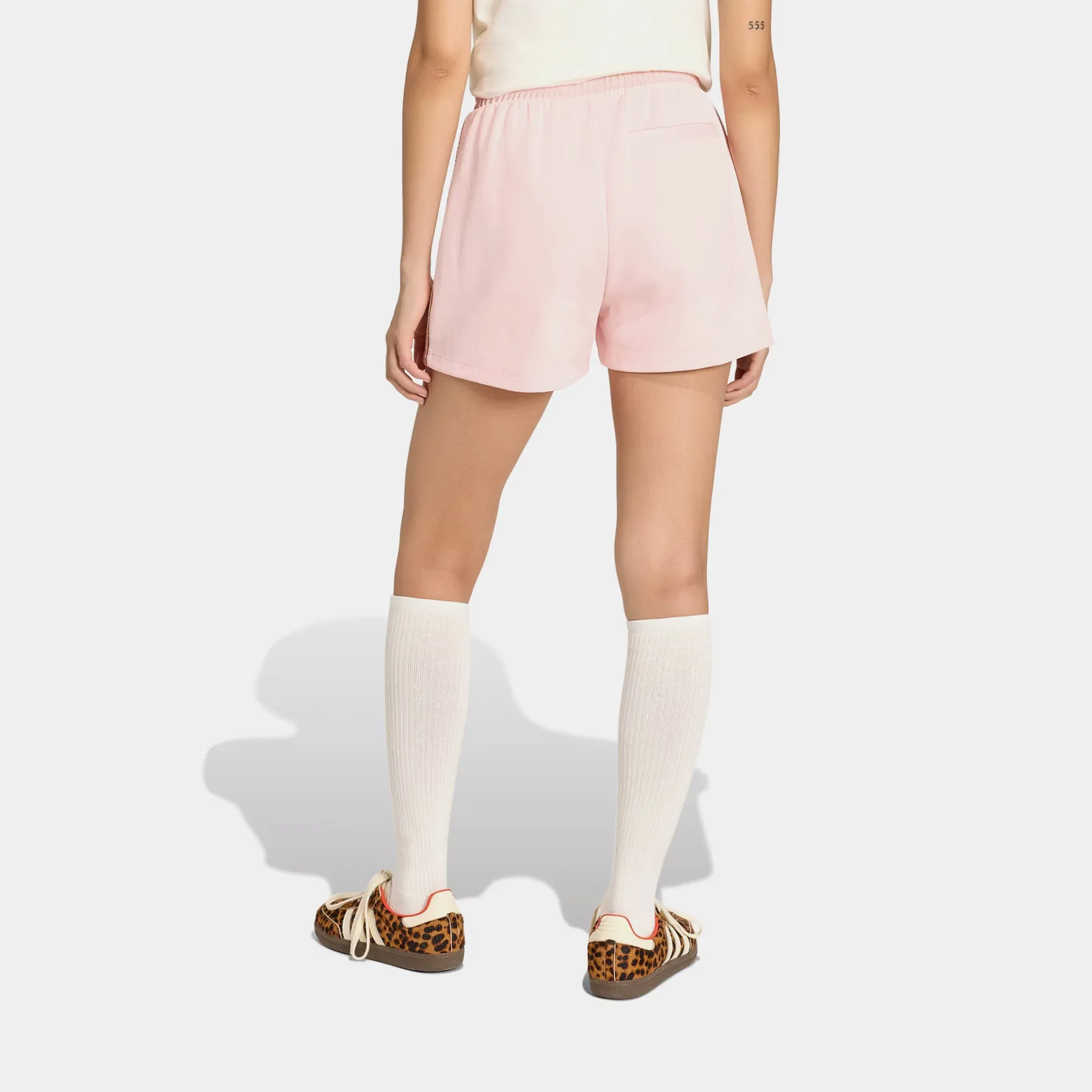 adidas Originals Summer Glow Knit Womens Shorts (Sandy Pink)