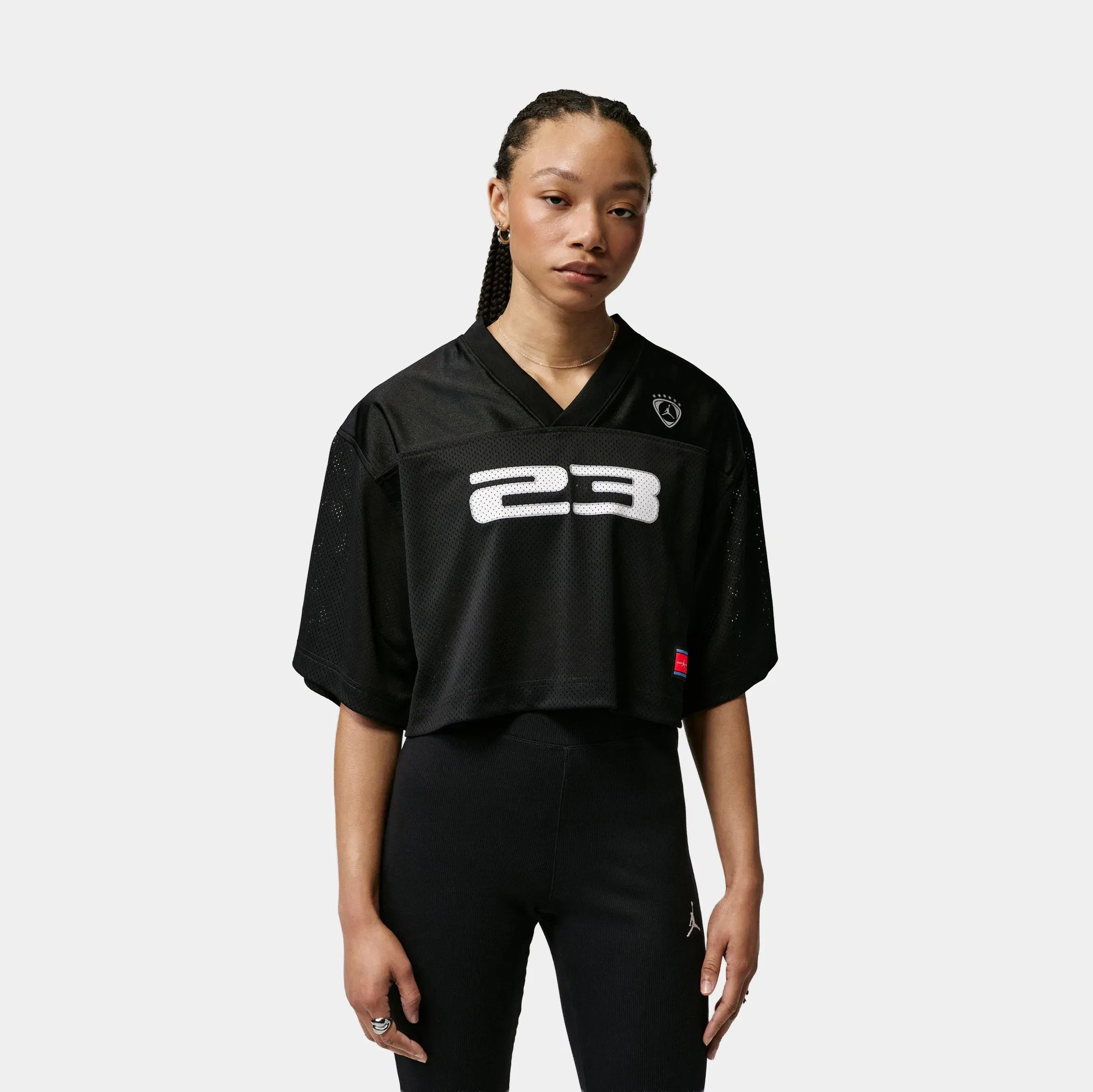 Air Jordan Brooklyn Womens Jersey (Black)
