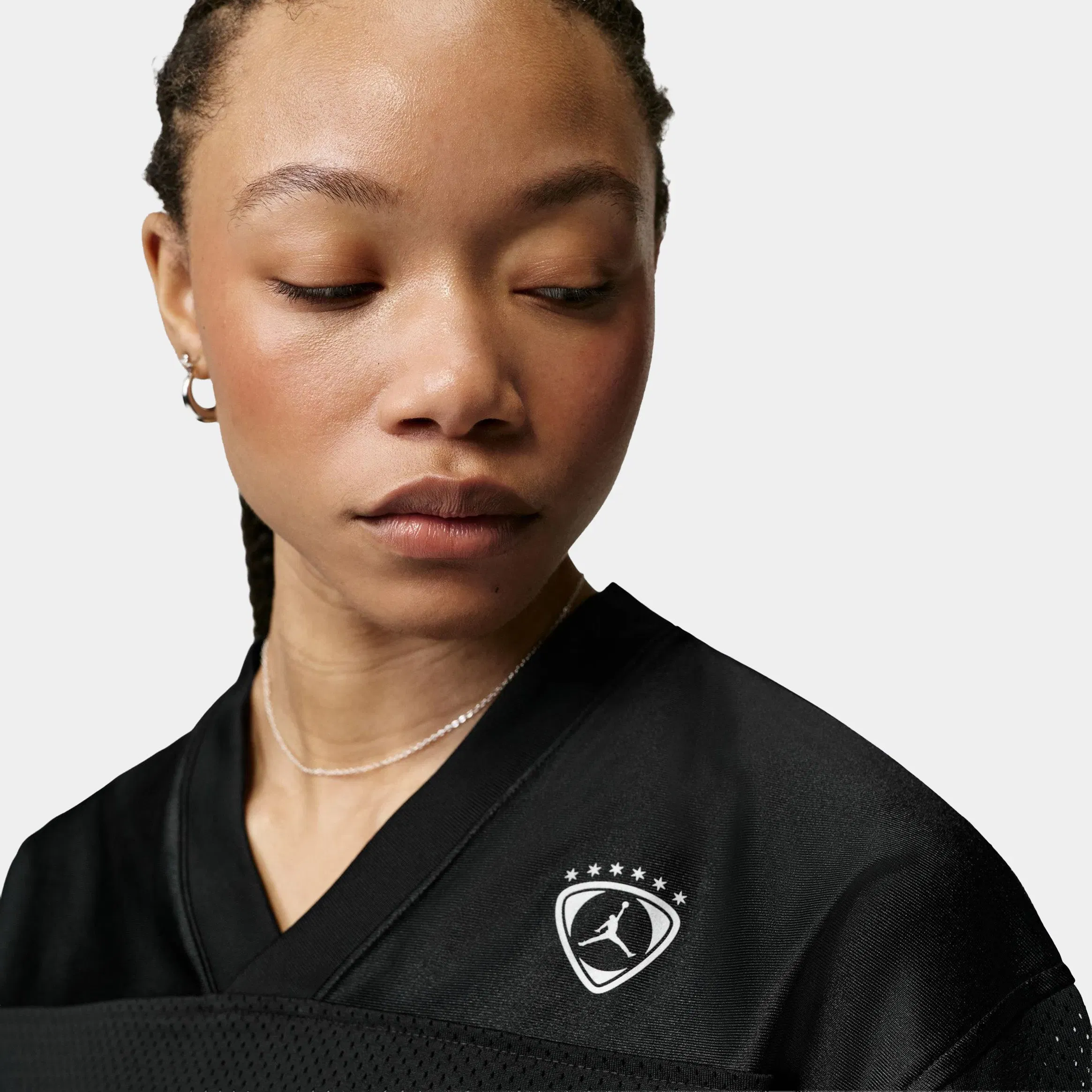 Air Jordan Brooklyn Womens Jersey (Black)