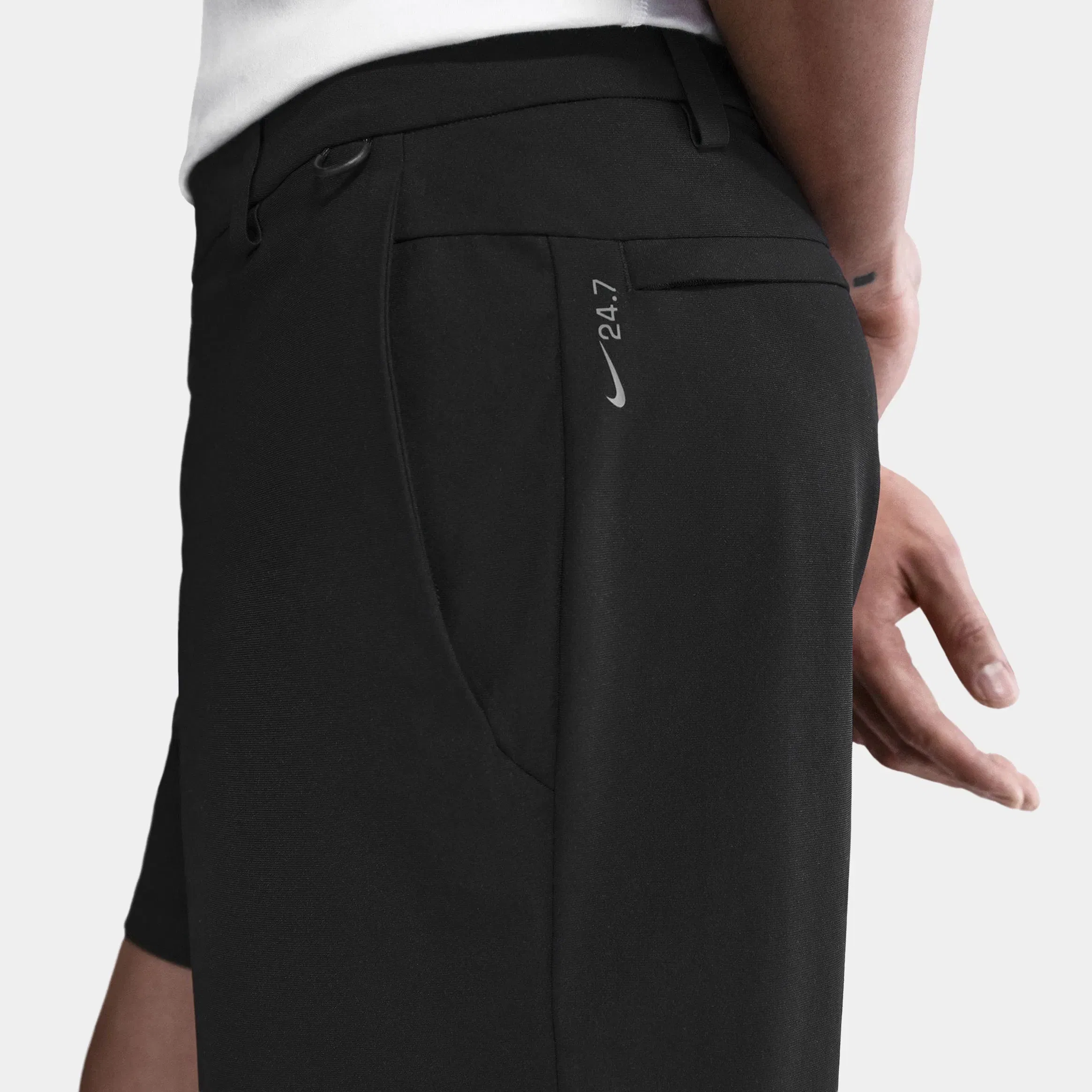 Nike 24.7 PerfectStretch Dri Fit 6" Mens Shorts (Black/Dark Smoke Grey)