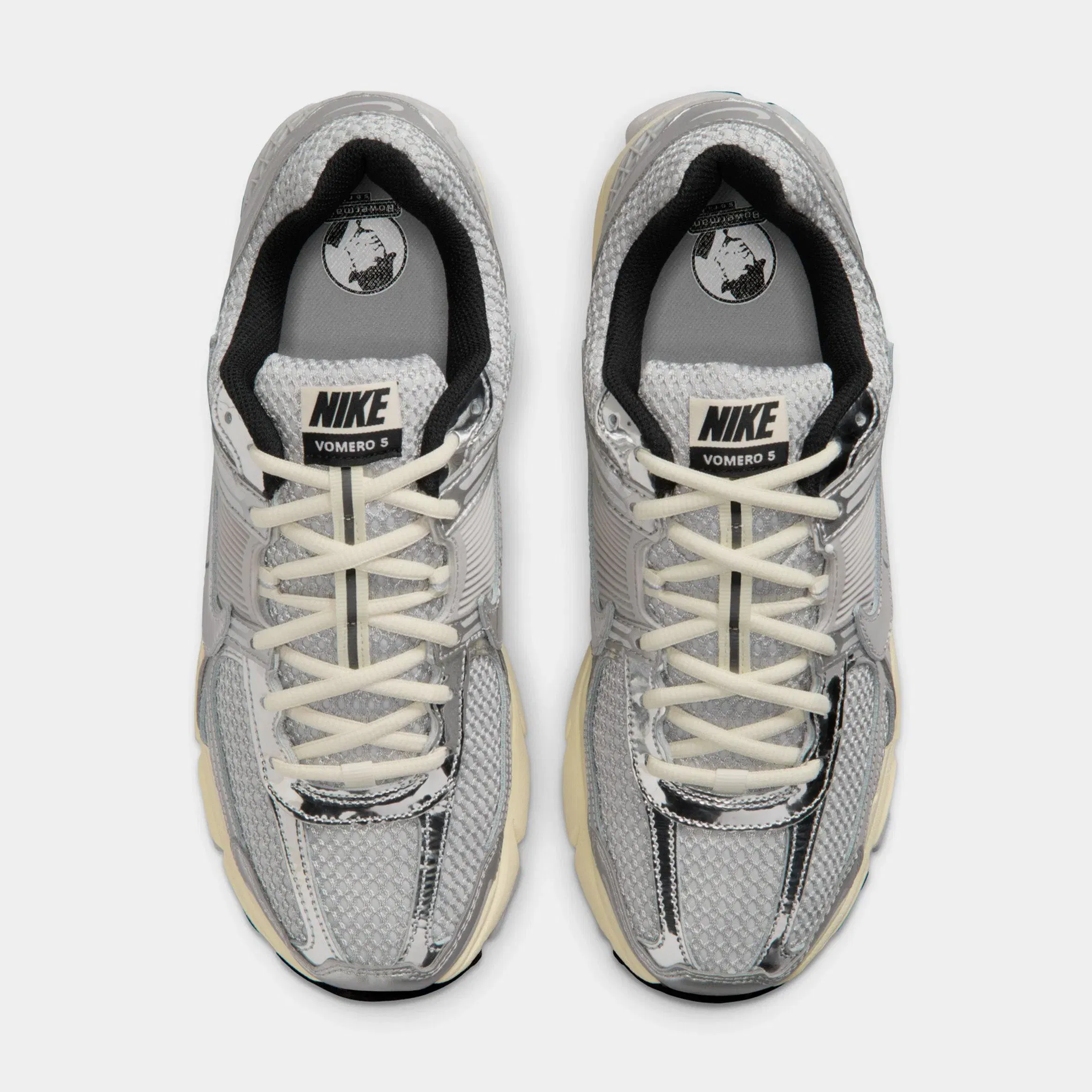 Nike Zoom Vomero 5 Mens Running Shoes (Grey Fog/Metallic Silver/Coconut Milk/Chrome)