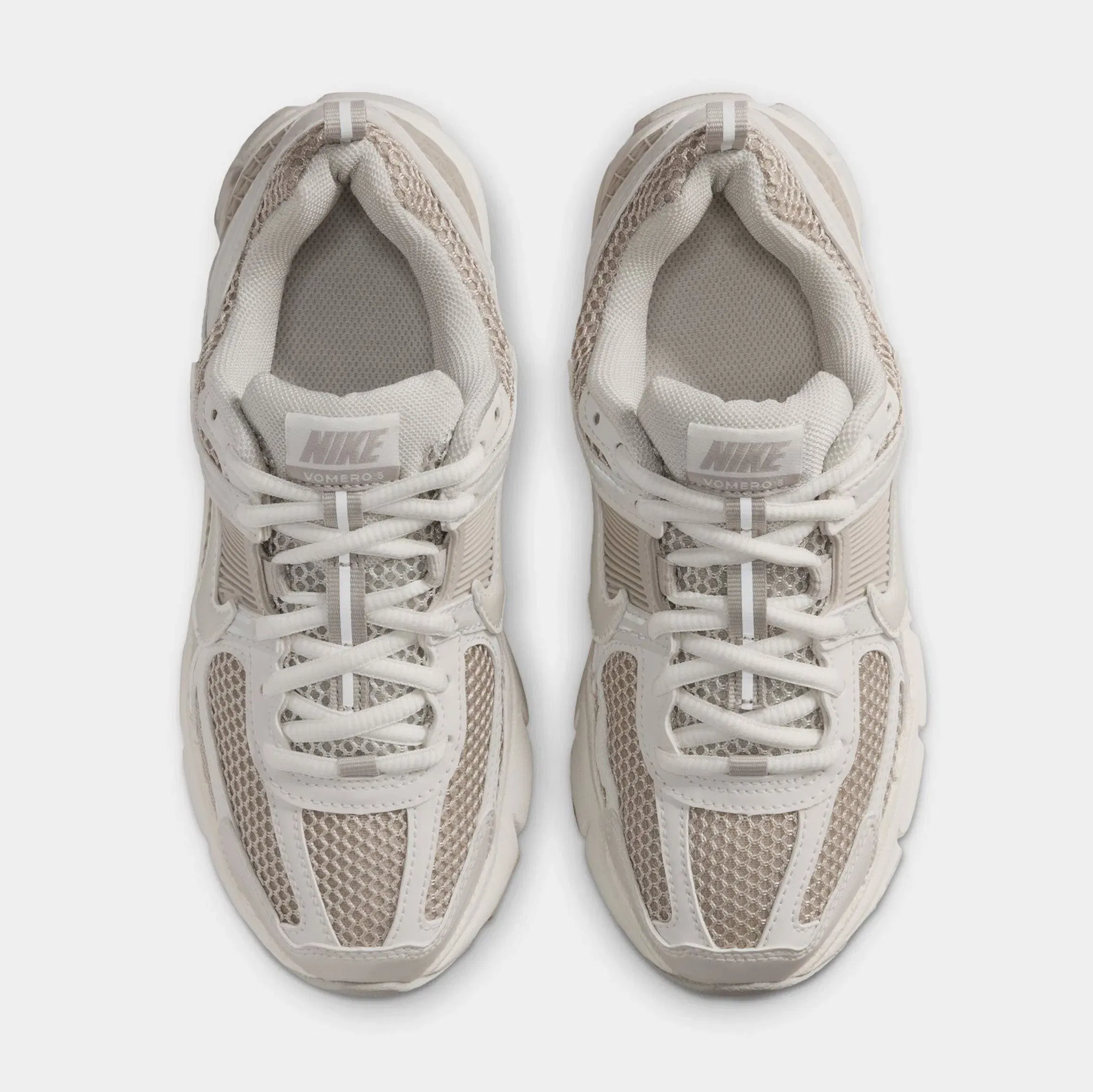 Nike Vomero 5 Reflective Accents Grade School Running Shoes (Phantom/Cream II/Sail/Light Bone)