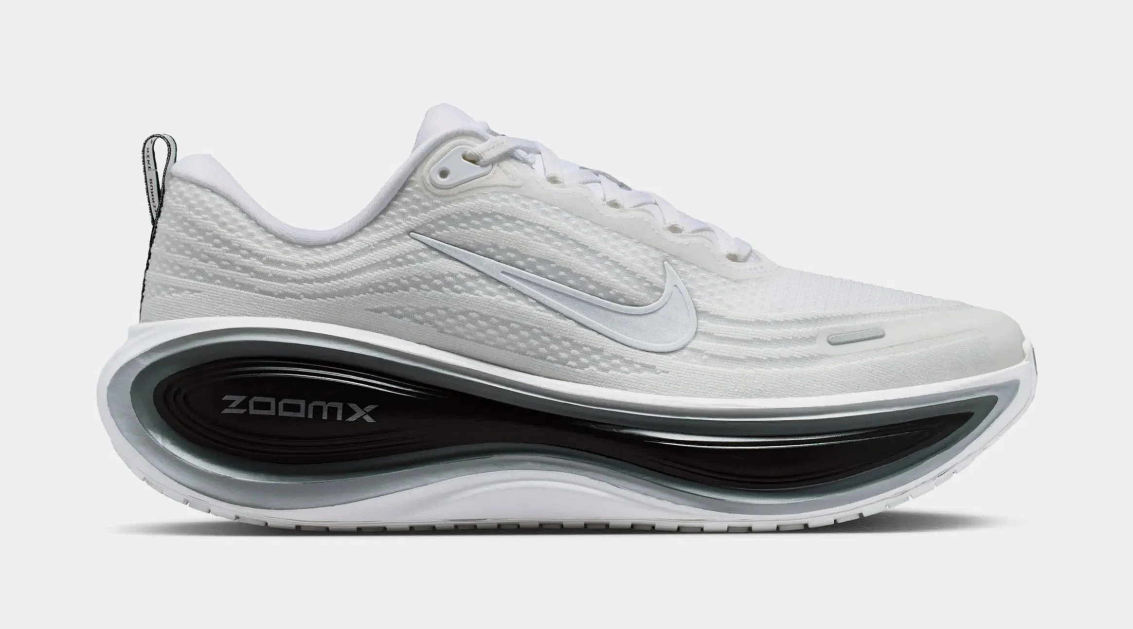 Nike Vomero Plus Mens Running Shoes (White/Metallic Silver/Black/Cool Grey)