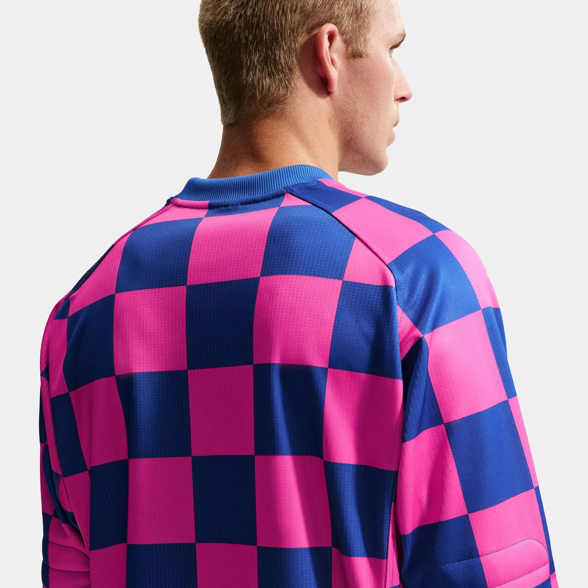 Nike Sportswear Club Goalie Mens Jersey (Game Royal/Pinksicle/Hydrogen Blue)