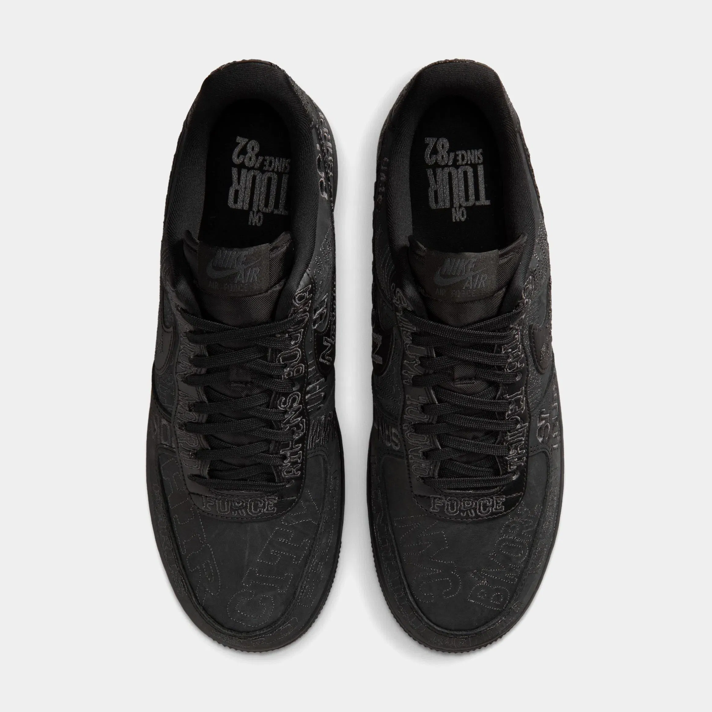 Nike Air Force 1 '07 LV8 Mens Lifestyle Shoes (Black/Black/Anthracite)