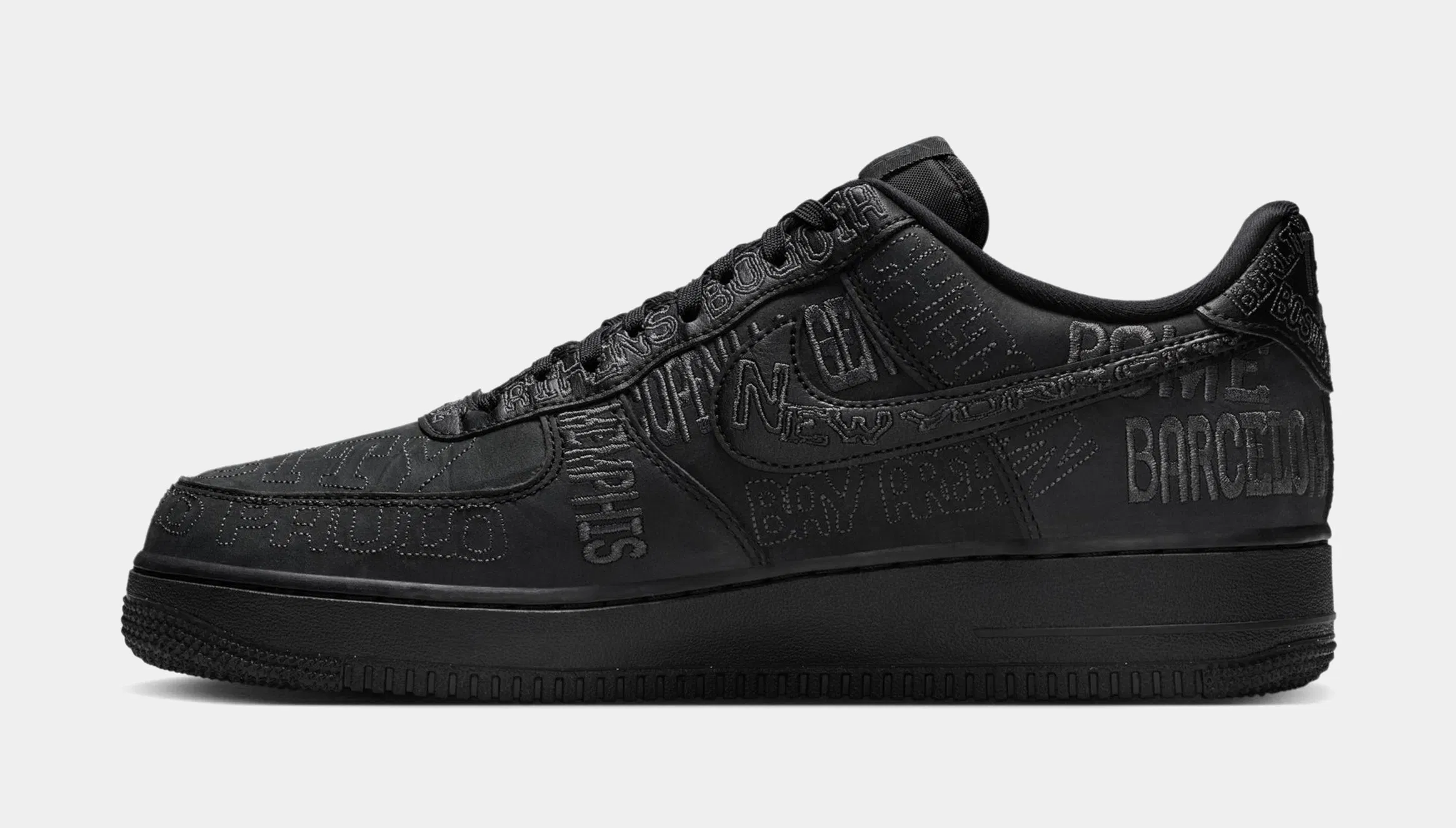 Nike Air Force 1 '07 LV8 Mens Lifestyle Shoes (Black/Black/Anthracite)