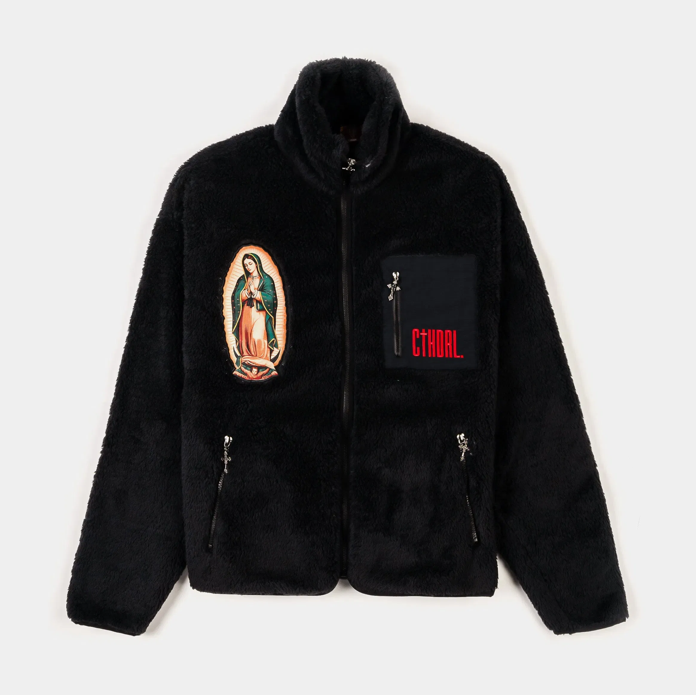 CTHDRL Guadalupe Sherpa Mens Jacket (Black)