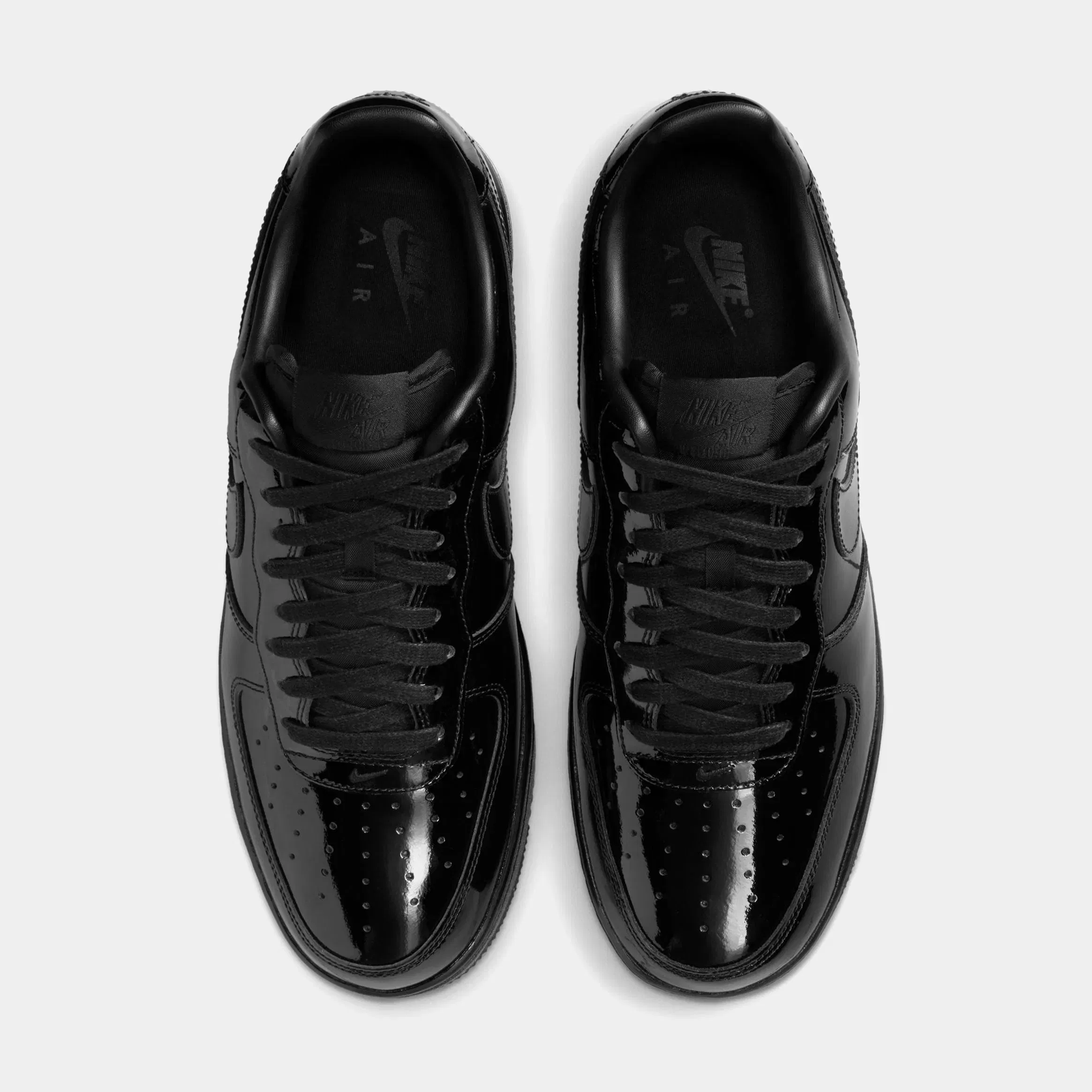 Nike Air Force 1 '07 Patent Leather Mens Lifestyle Shoes (Black/Black/Black)