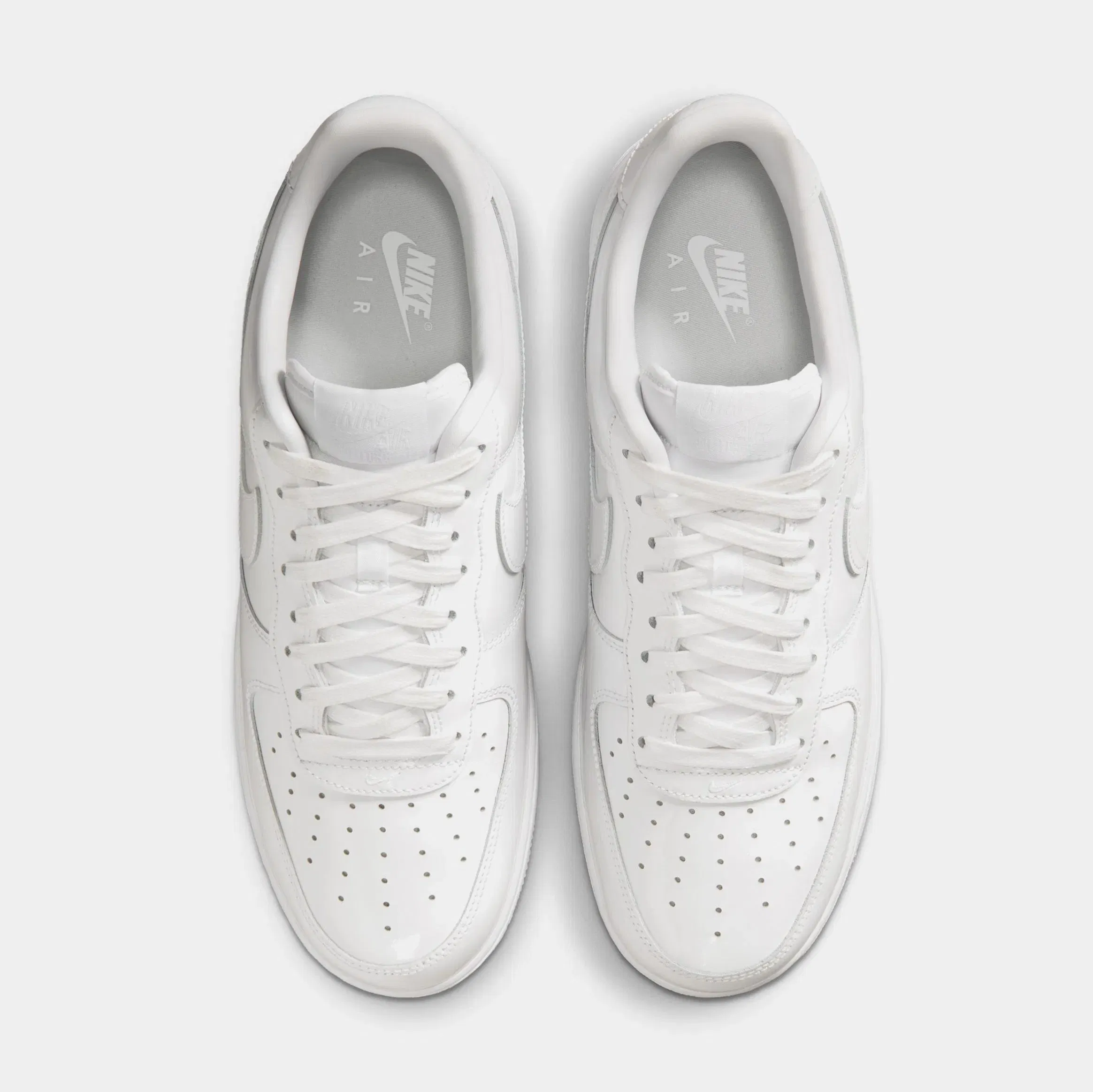 Nike Air Force 1 '07 Patent Leather Mens Lifestyle Shoes (White/White)
