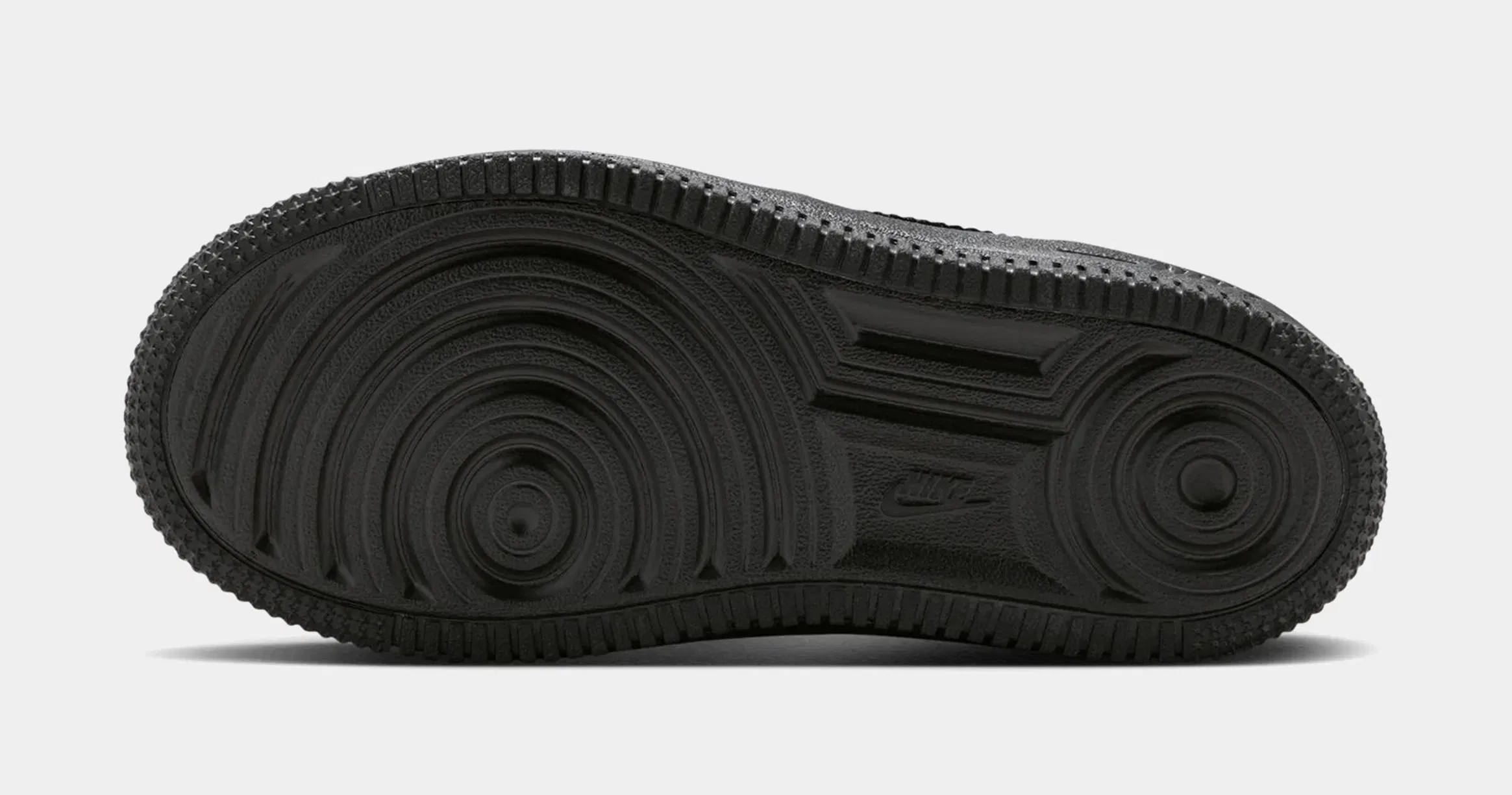 Nike Air Force 1 Low Patent Leather Preschool Lifestyle Shoes (Black)