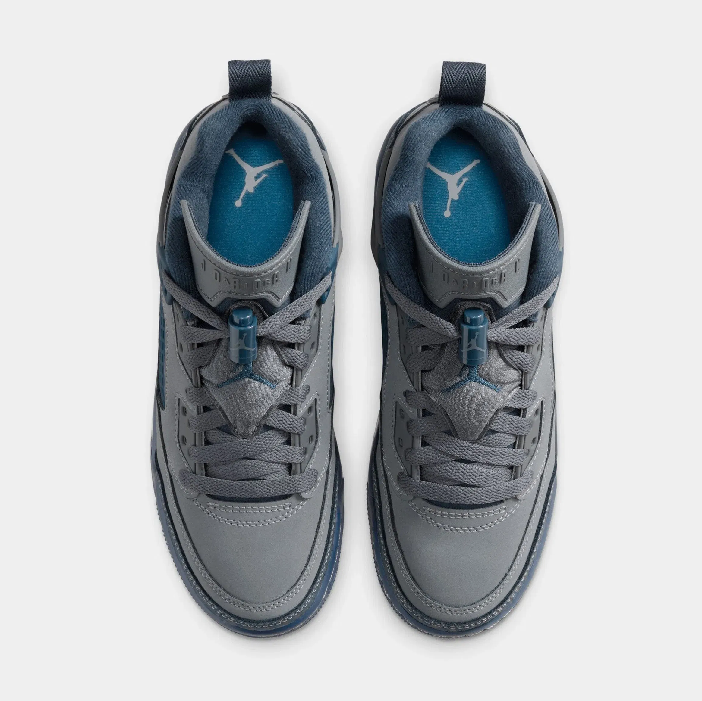 Air Jordan Spizike Low Flint Grade School Basketball Shoes (Flint/University Blue/White/Navy)