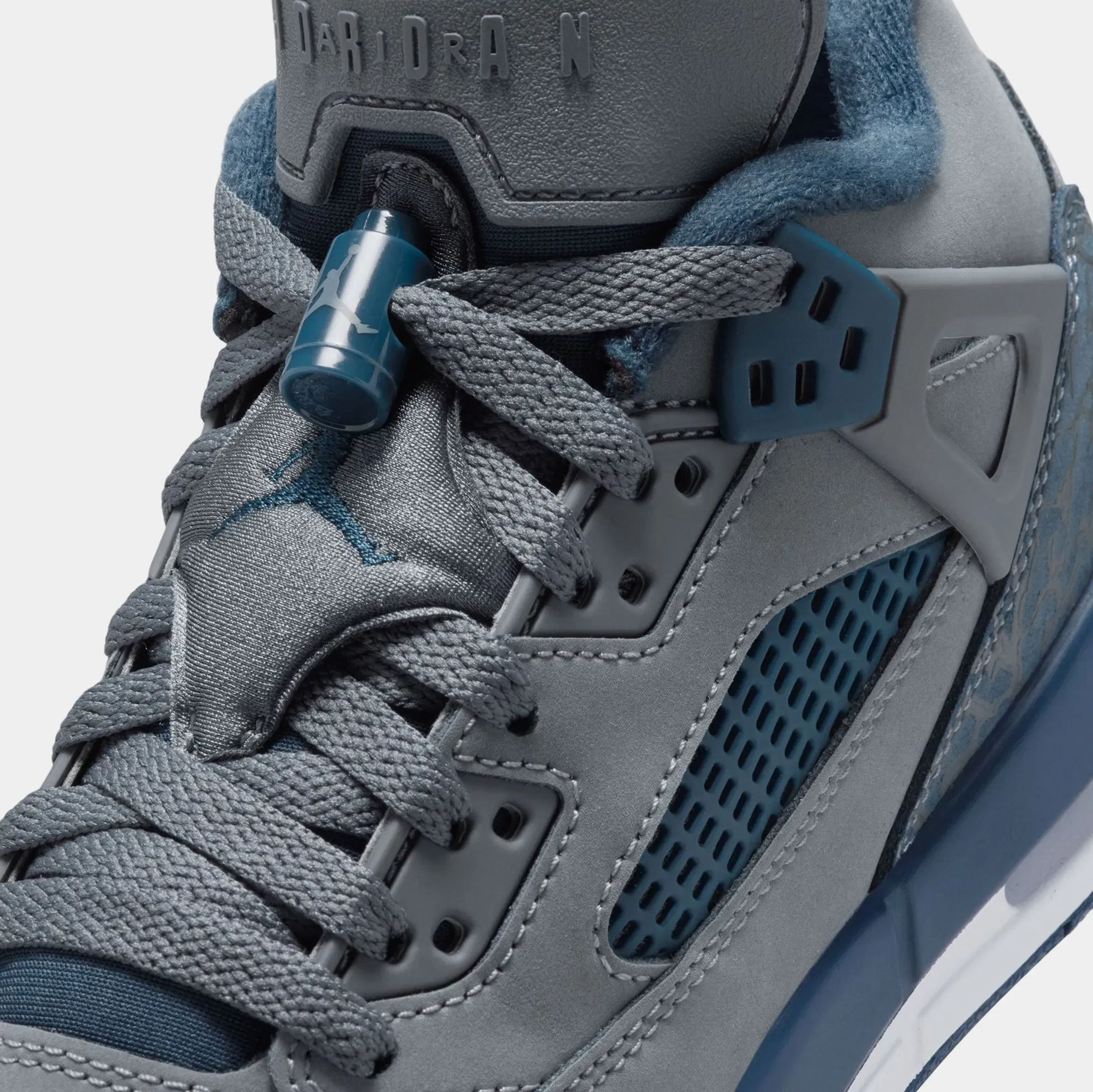 Air Jordan Spizike Low Flint Grade School Basketball Shoes (Flint/University Blue/White/Navy)
