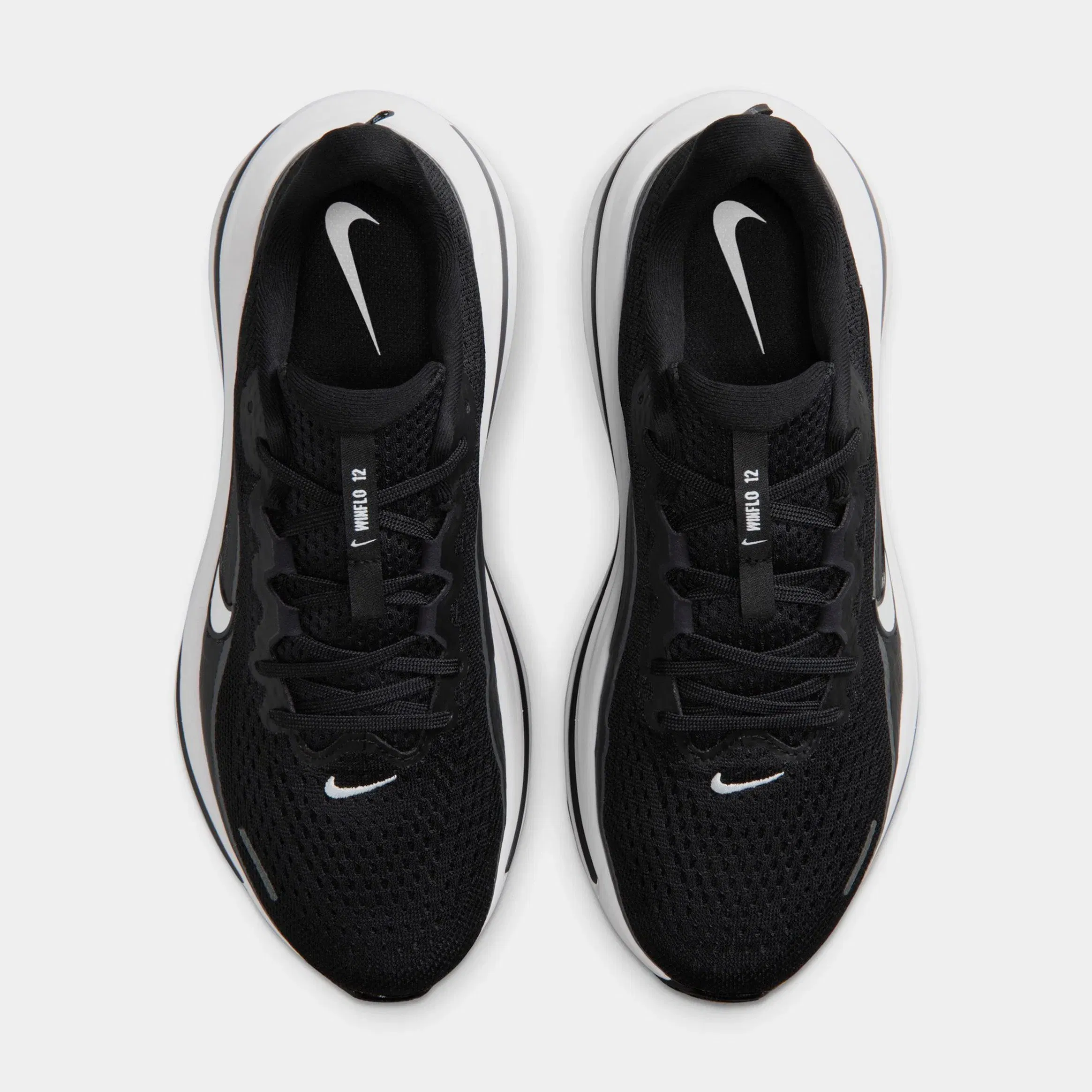 Nike Winflo 12 Womens Running Shoes (Black/Dark Smoke Grey/White)