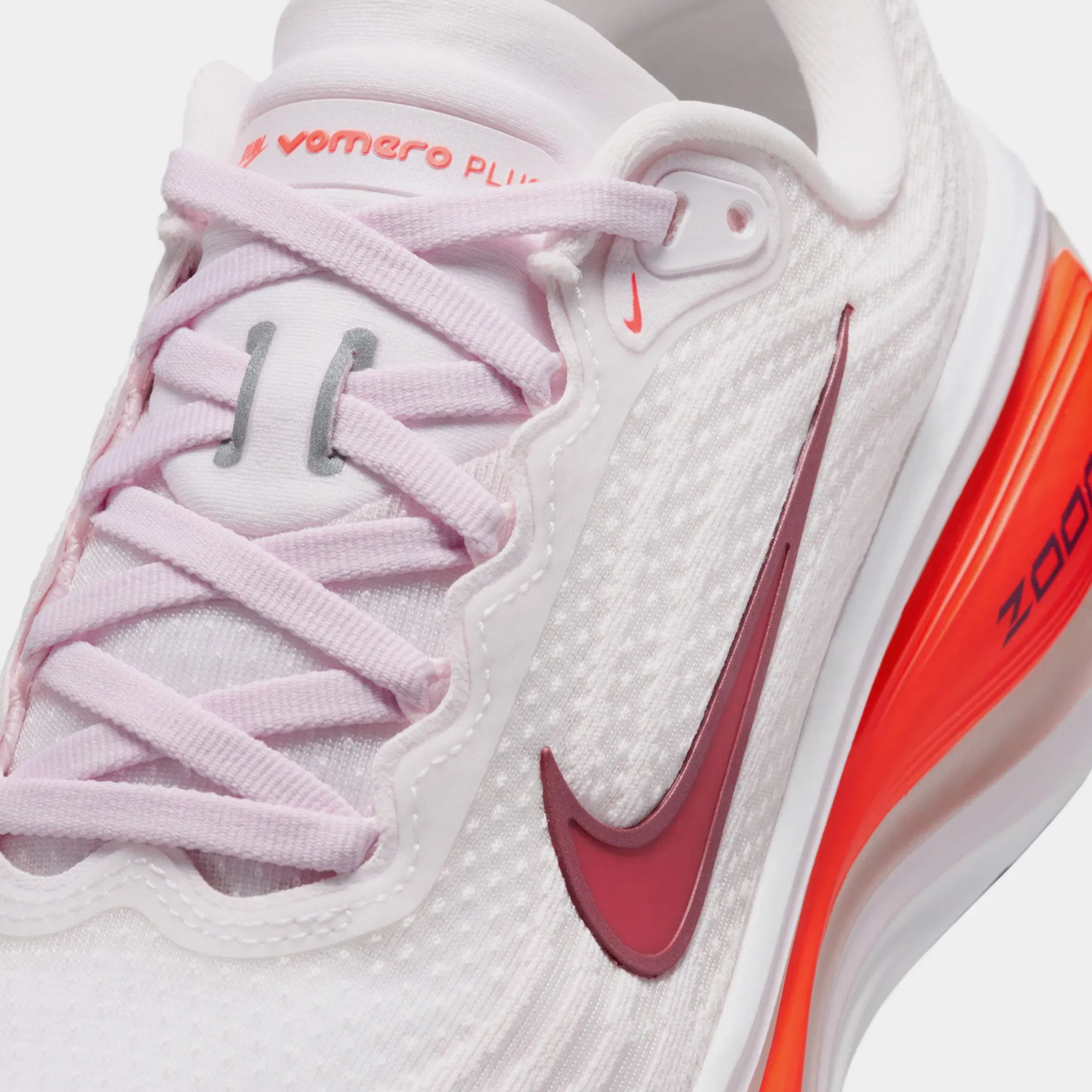 Nike Vomero Plus Womens Running Shoes (Pearl Pink/Team Crimson)