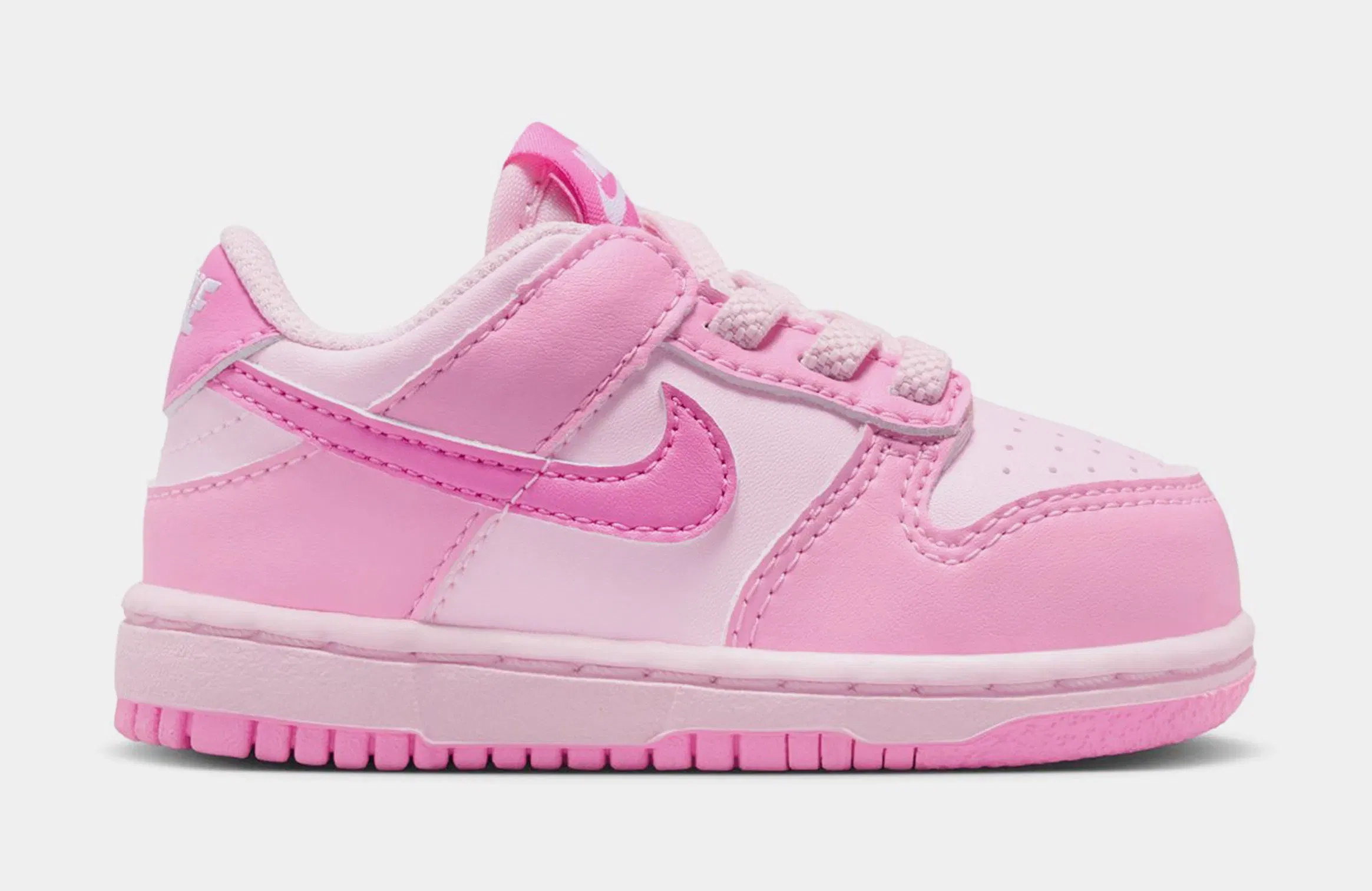 Nike Dunk Low Infant Toddler Lifestyle Shoes (Pink Rise/Playful Pink/Pink Foam/White)