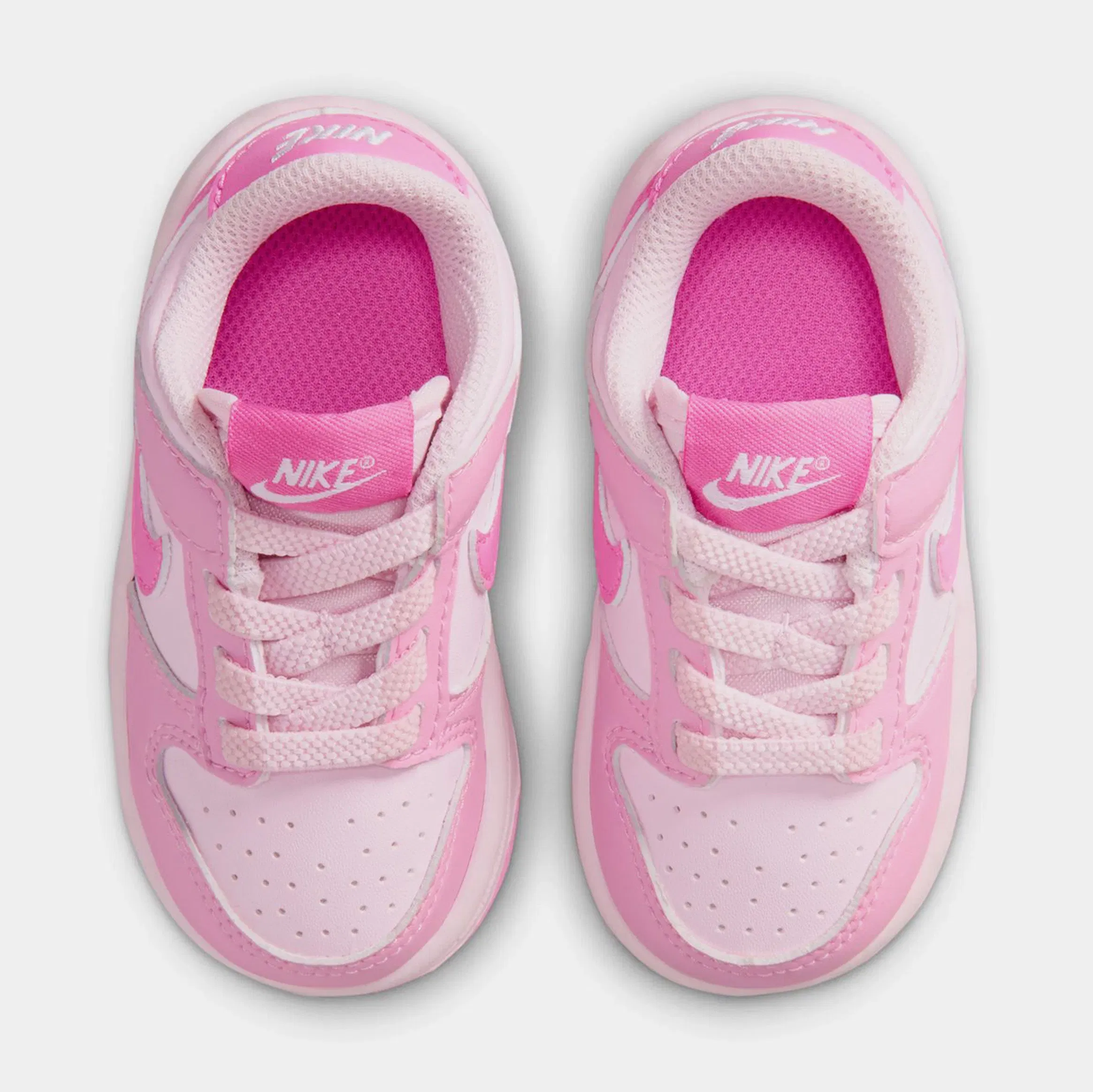 Nike Dunk Low Infant Toddler Lifestyle Shoes (Pink Rise/Playful Pink/Pink Foam/White)