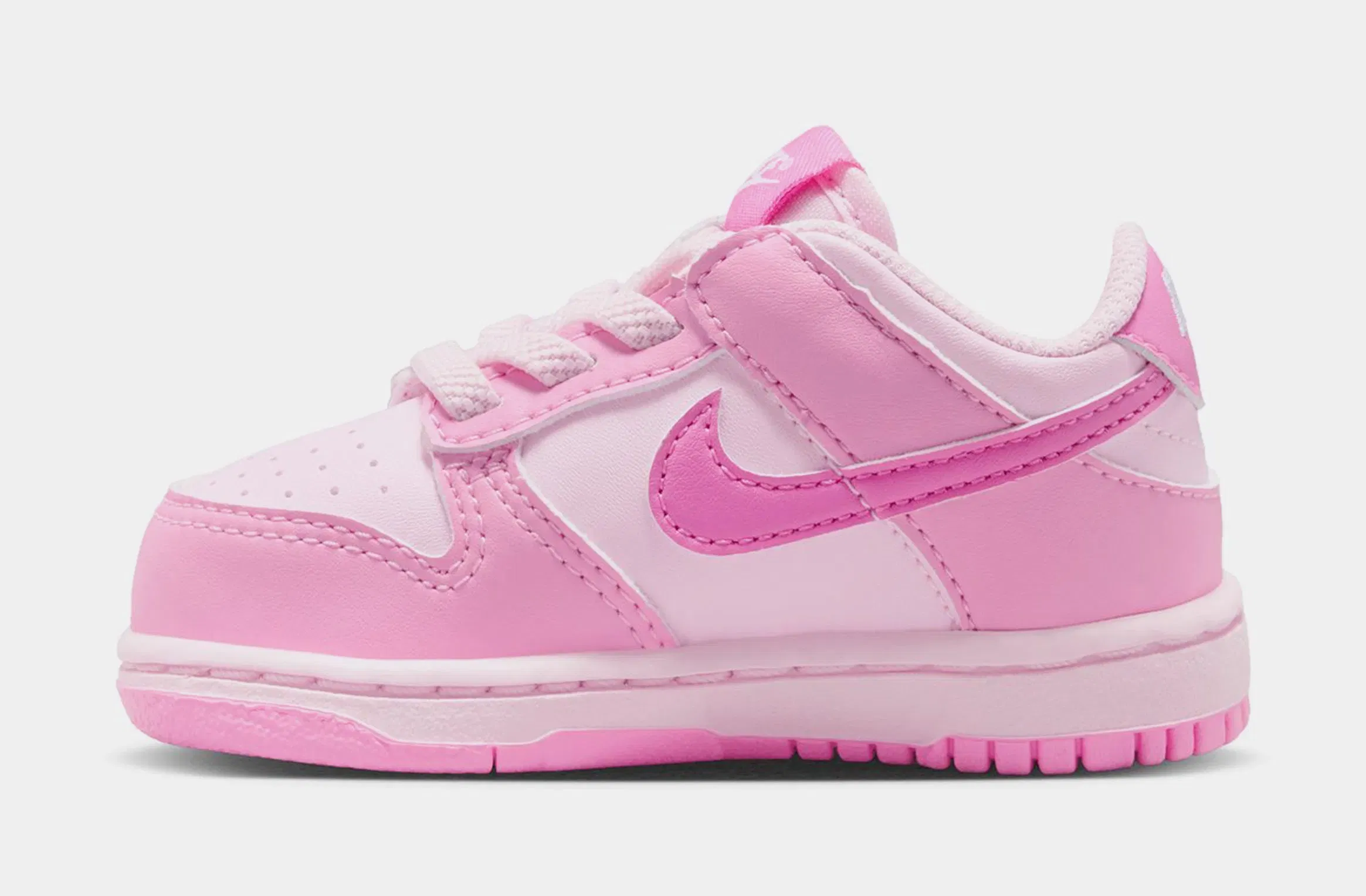 Nike Dunk Low Infant Toddler Lifestyle Shoes (Pink Rise/Playful Pink/Pink Foam/White)