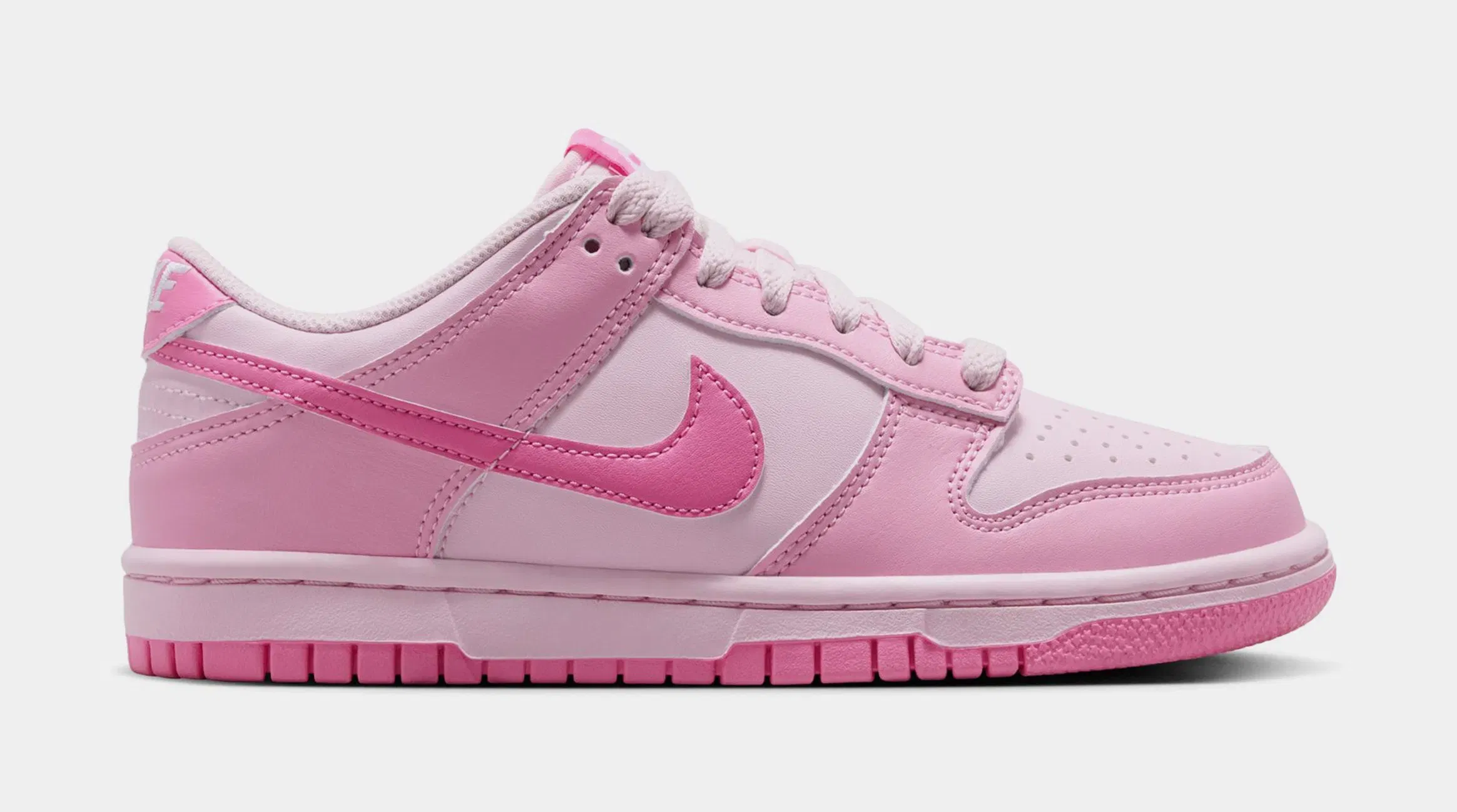 Nike Dunk Low Grade School Lifestyle Shoes (Pink Rise/Playful Pink/Pink Foam/White)
